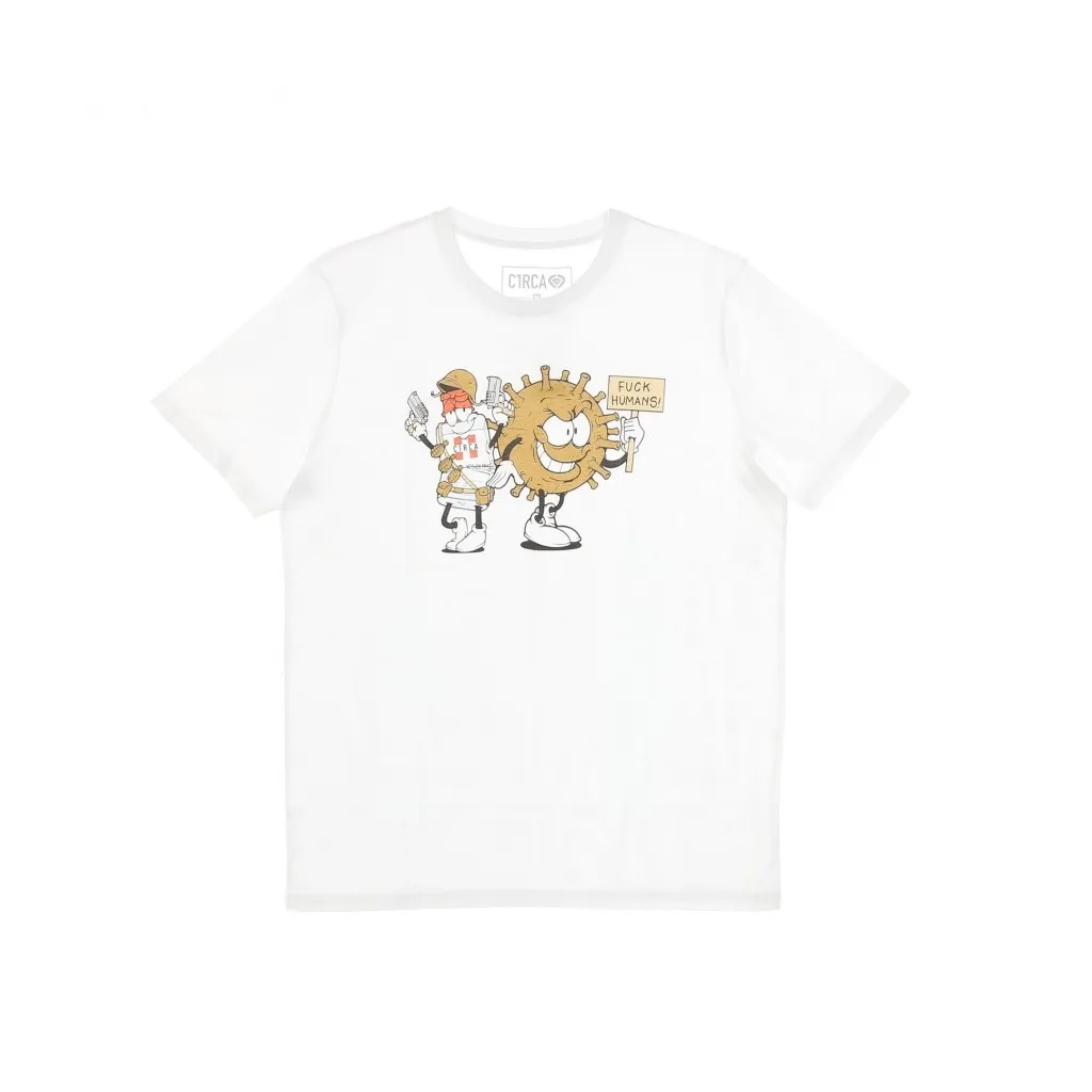 MAGLIETTA VIRUS TEE WHITE