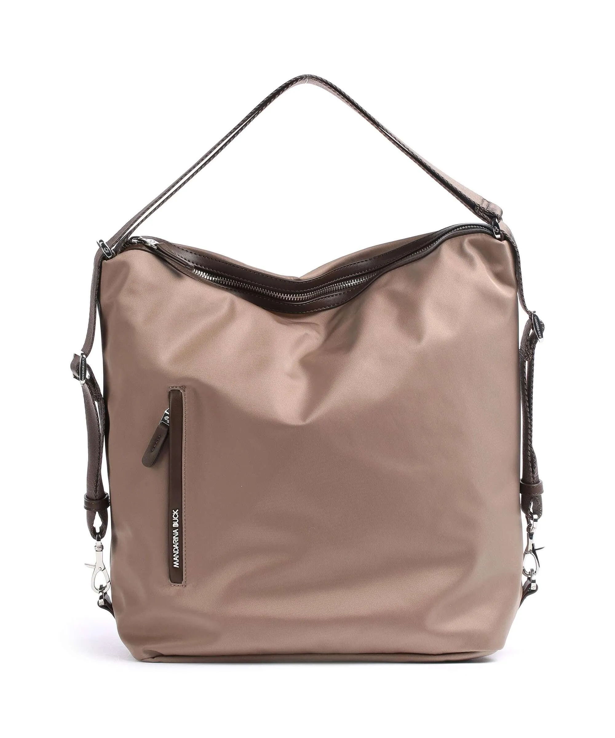  Mandarina Duck Hunter Borsa a zainetto nylon marrone chiaro  
