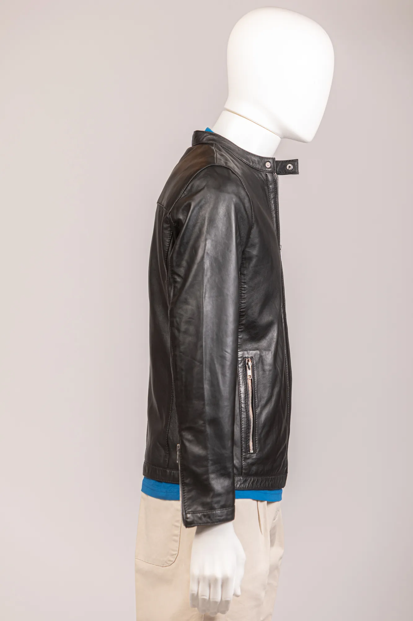 MARK UP Biker vera pelle n.