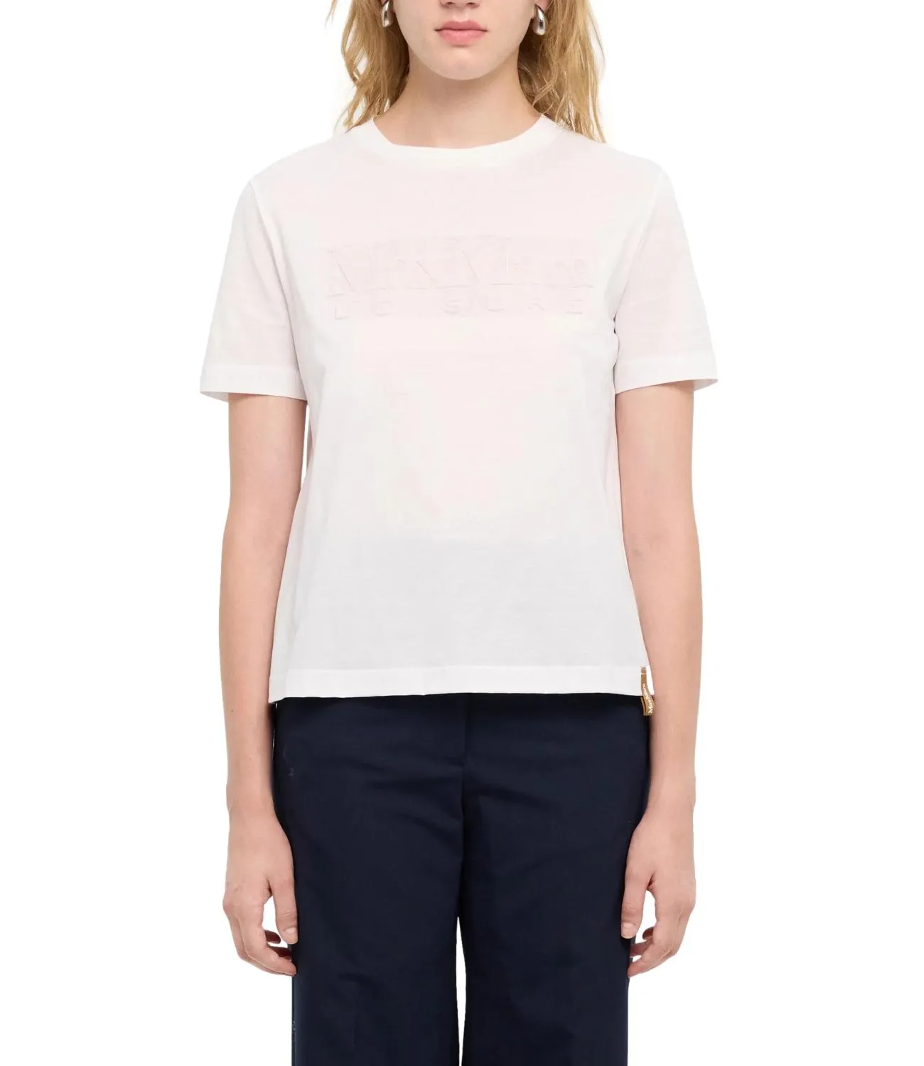 MAX MARA LEISURE Max Mara Leisure t-shirt bianco ottico donna