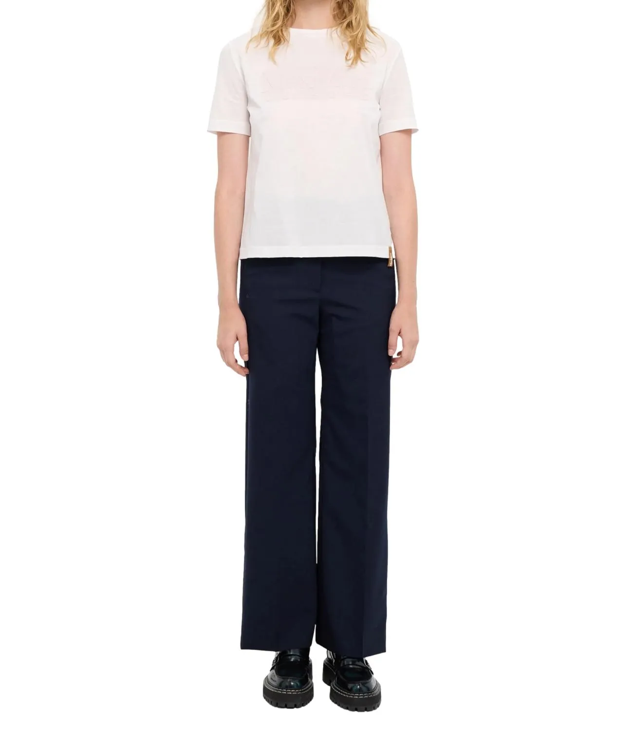 MAX MARA LEISURE Max Mara Leisure t-shirt bianco ottico donna
