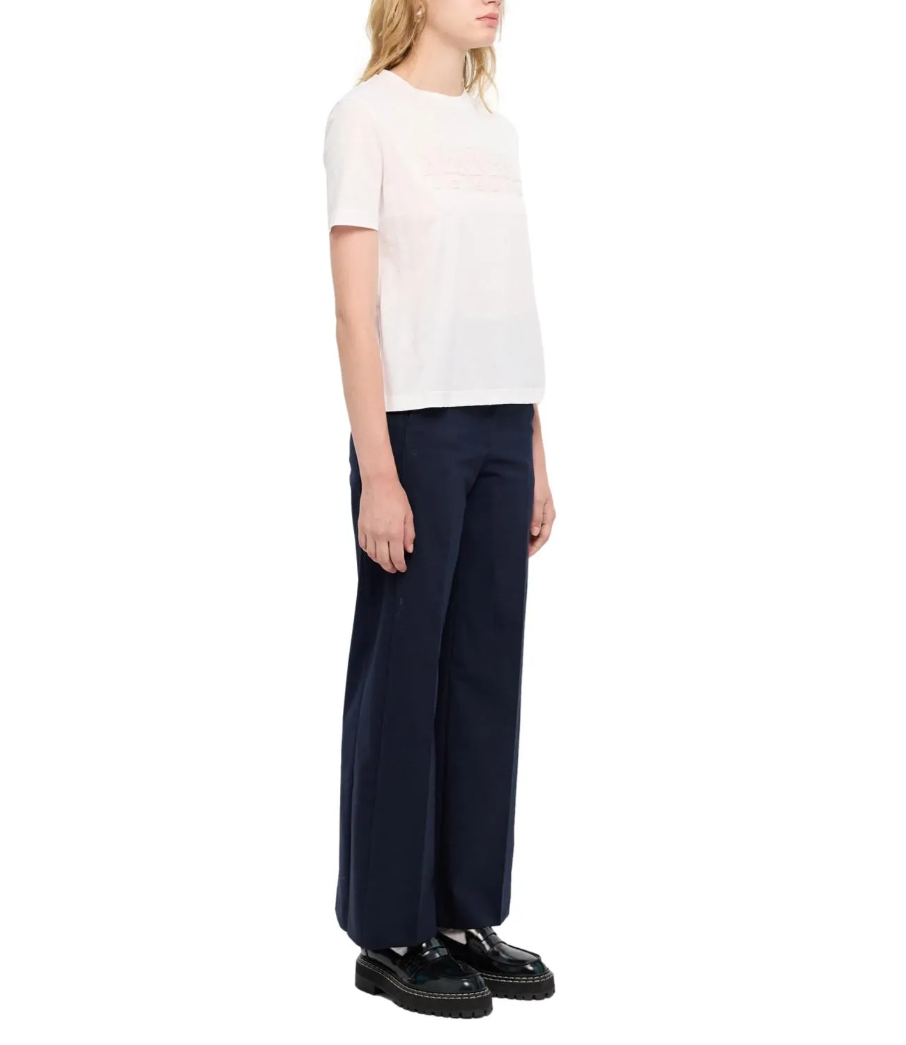 MAX MARA LEISURE Max Mara Leisure t-shirt bianco ottico donna