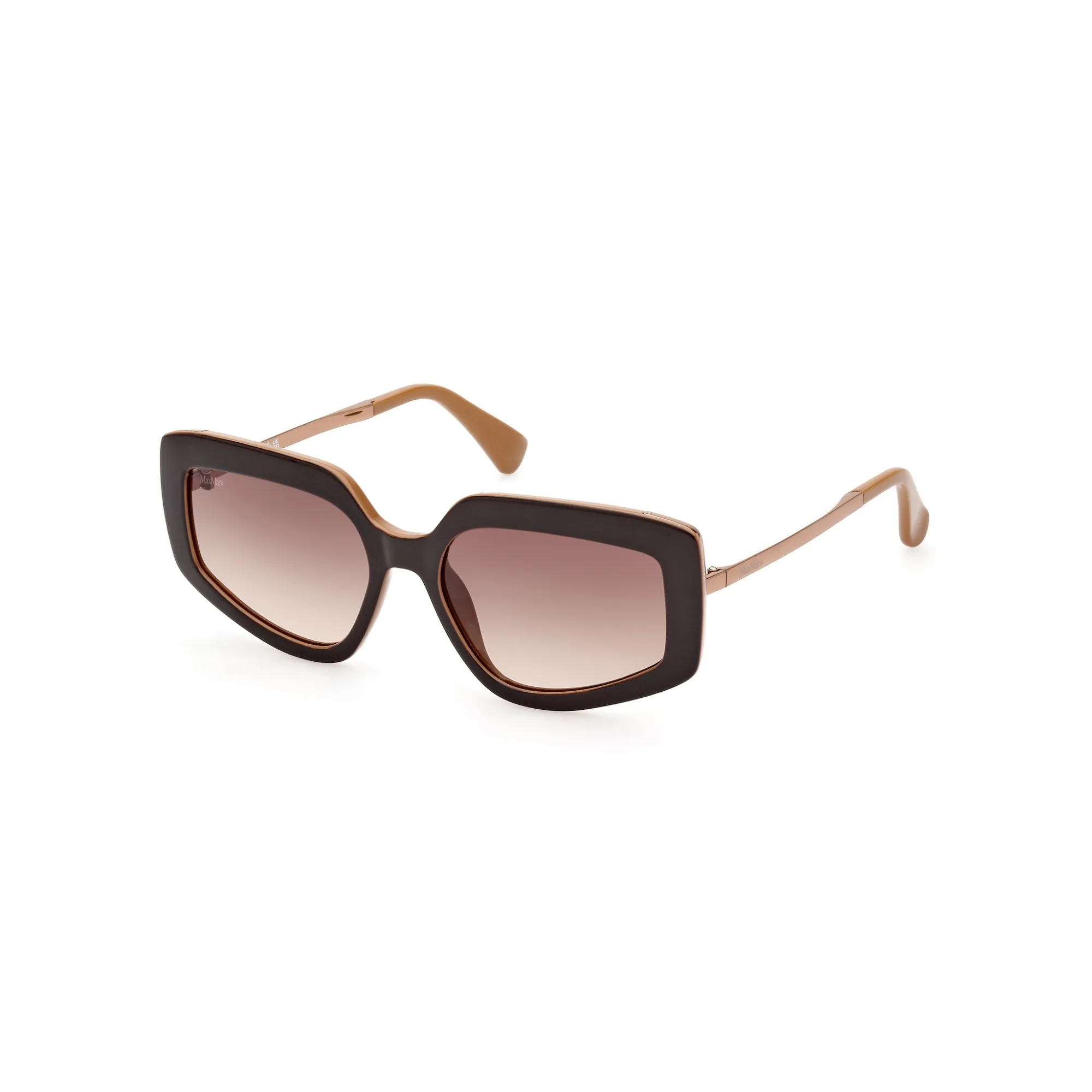   Max Mara MM 0069 DESIGN7 - 50F Altro Marrone Scuro | Occhiale Da Sole Donna 