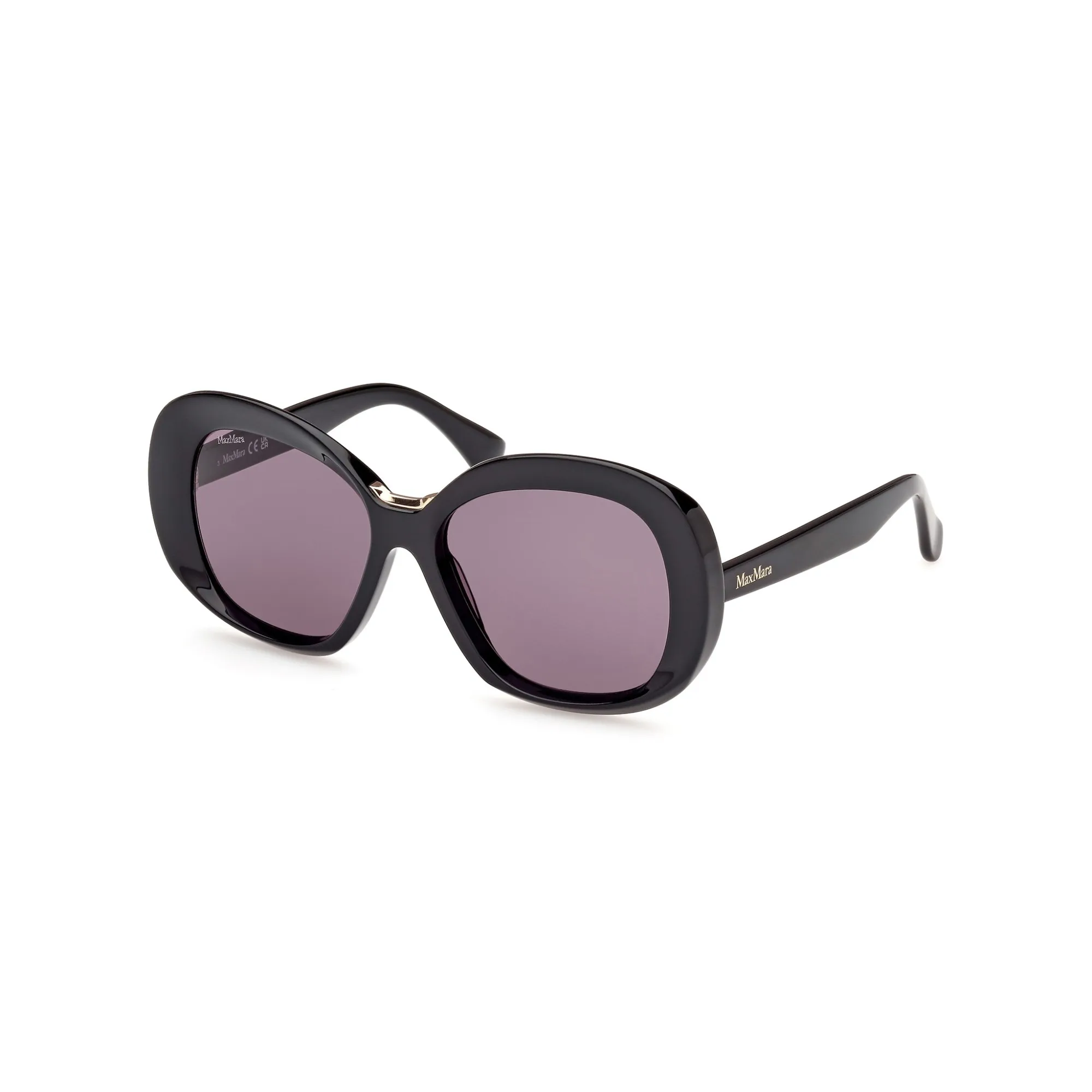   Max Mara MM 0087 - 01A Nero Lucido | Occhiale Da Sole Donna 