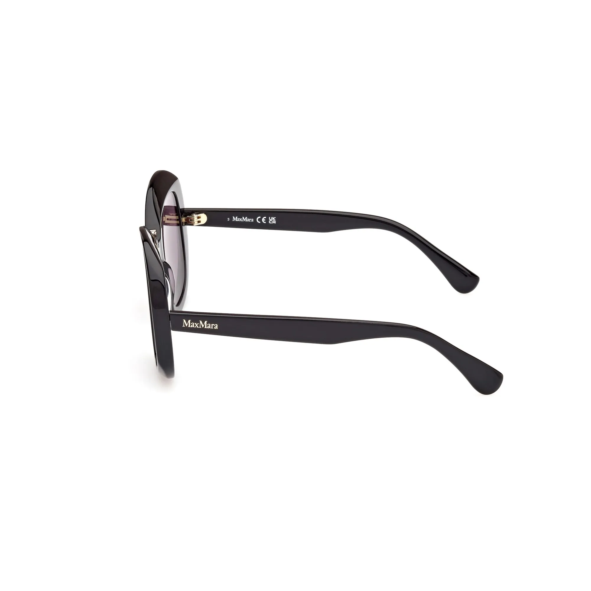   Max Mara MM 0087 - 01A Nero Lucido | Occhiale Da Sole Donna 