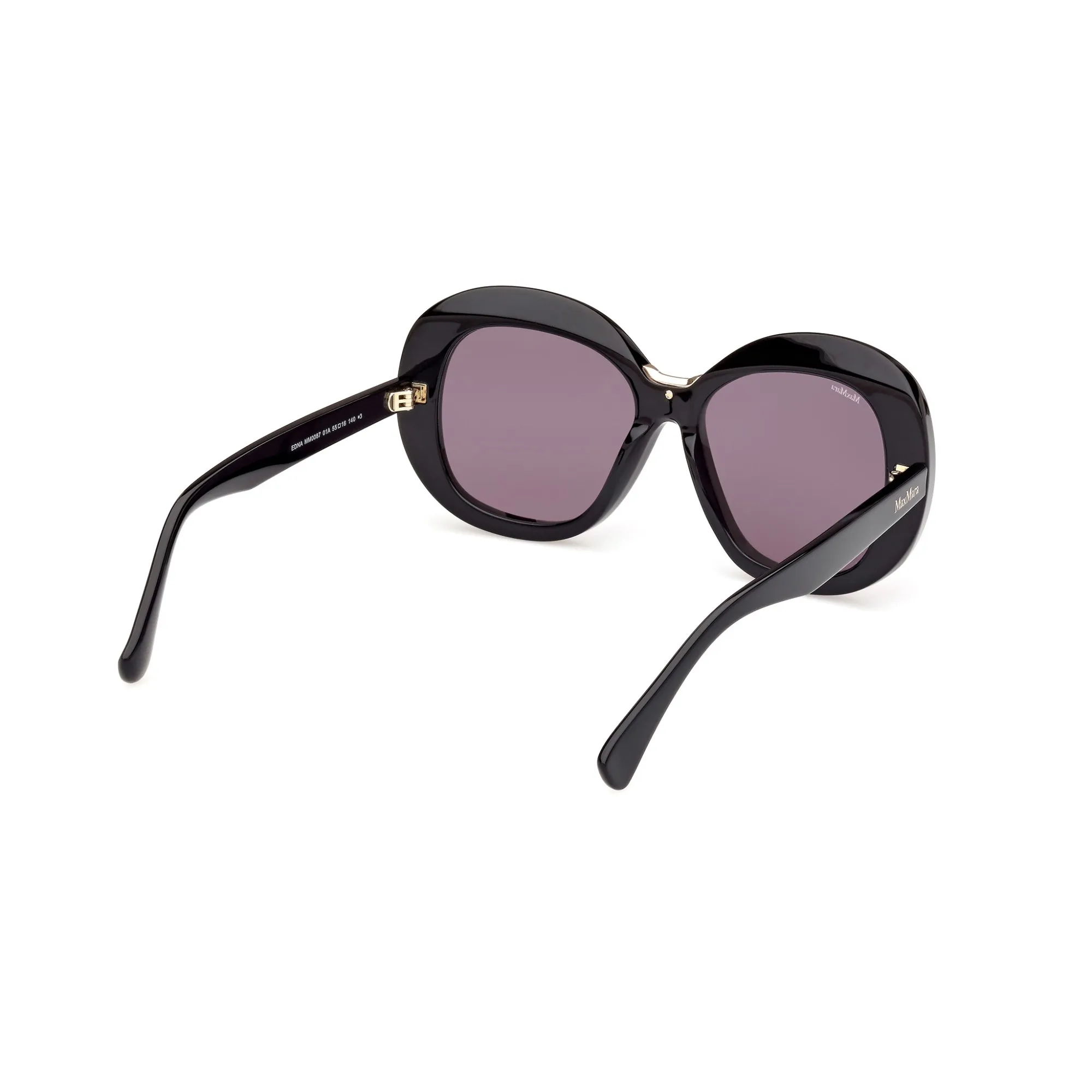   Max Mara MM 0087 - 01A Nero Lucido | Occhiale Da Sole Donna 