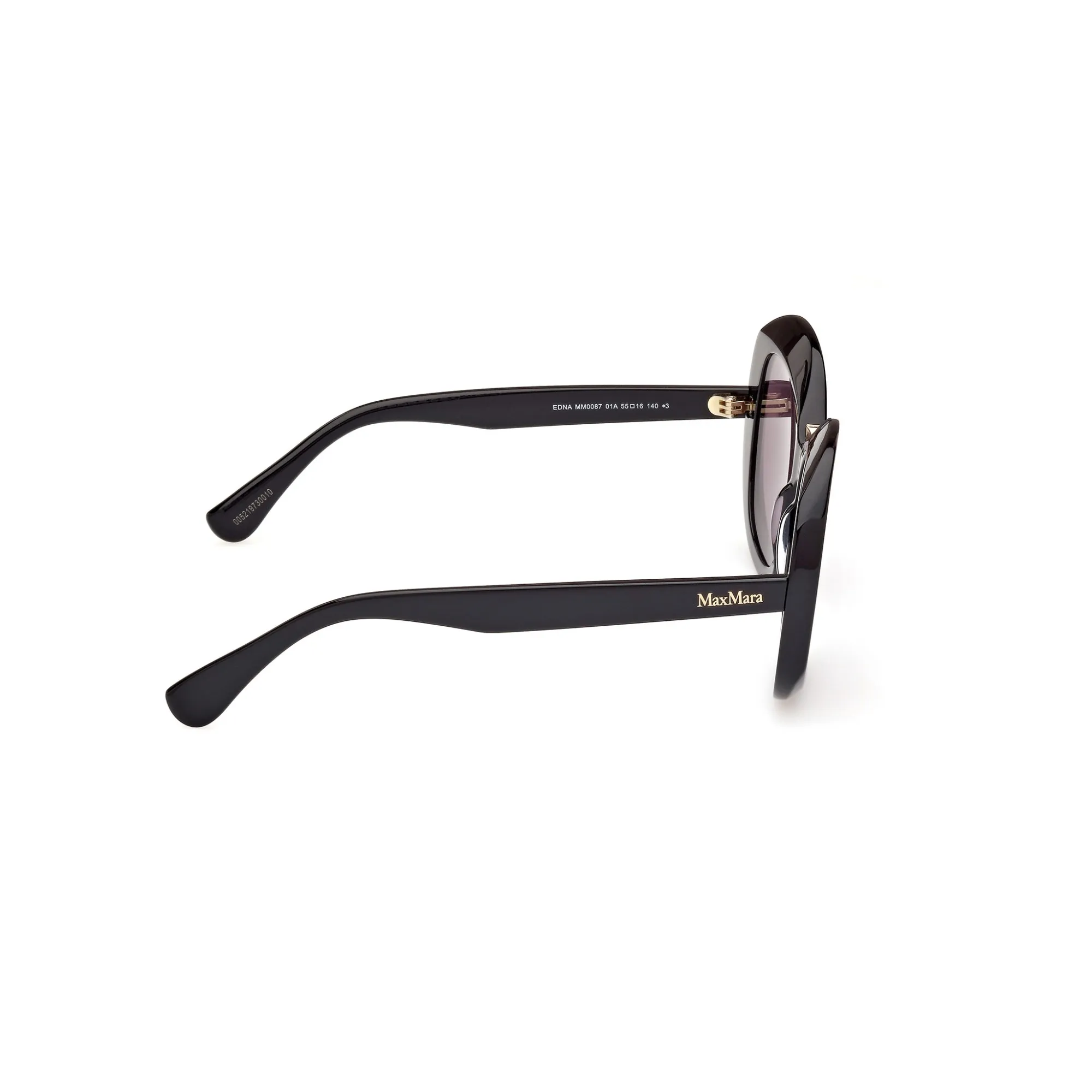   Max Mara MM 0087 - 01A Nero Lucido | Occhiale Da Sole Donna 