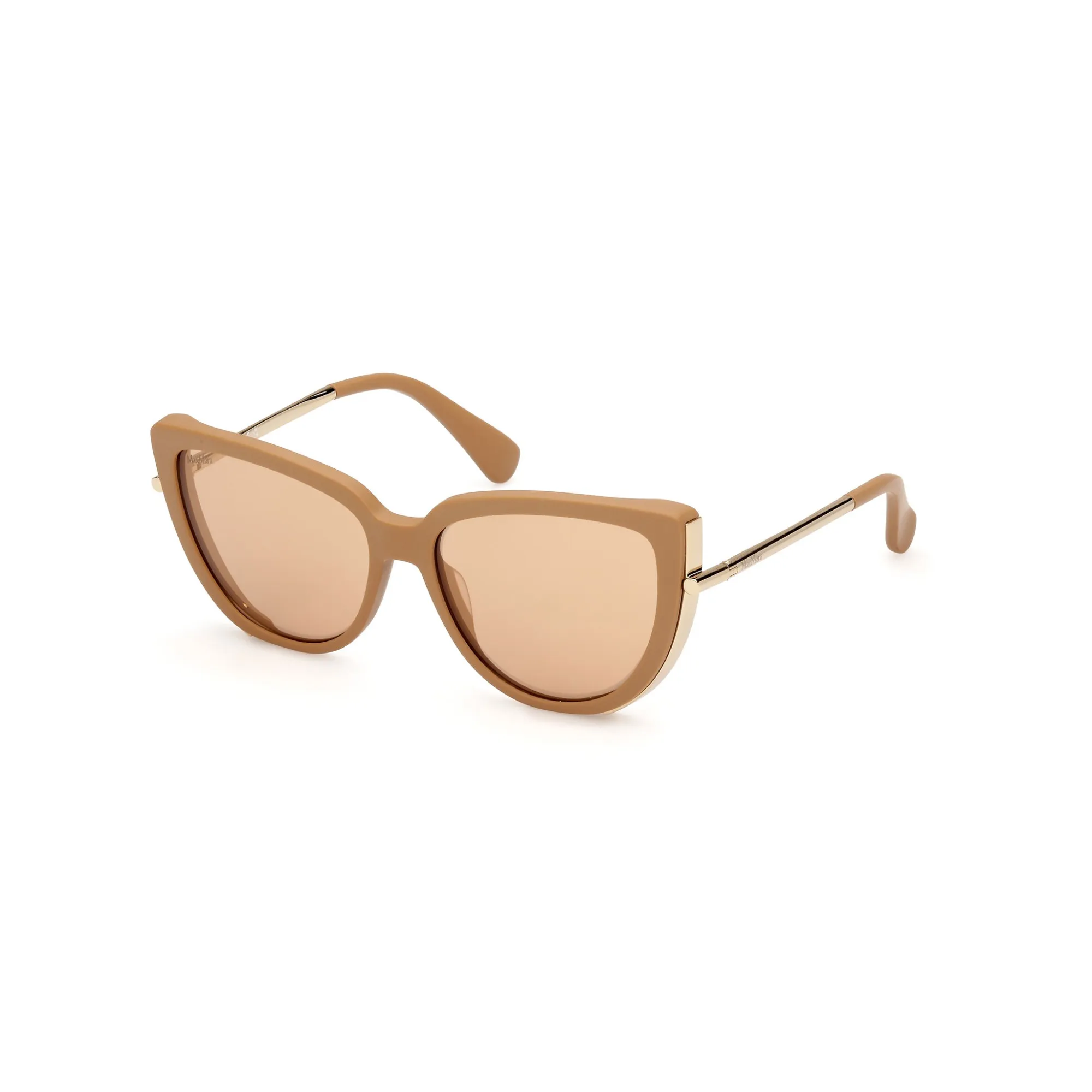   Max Mara MM 0095 - 46G Marrone Chiaro Opaco | Occhiale Da Sole Donna 