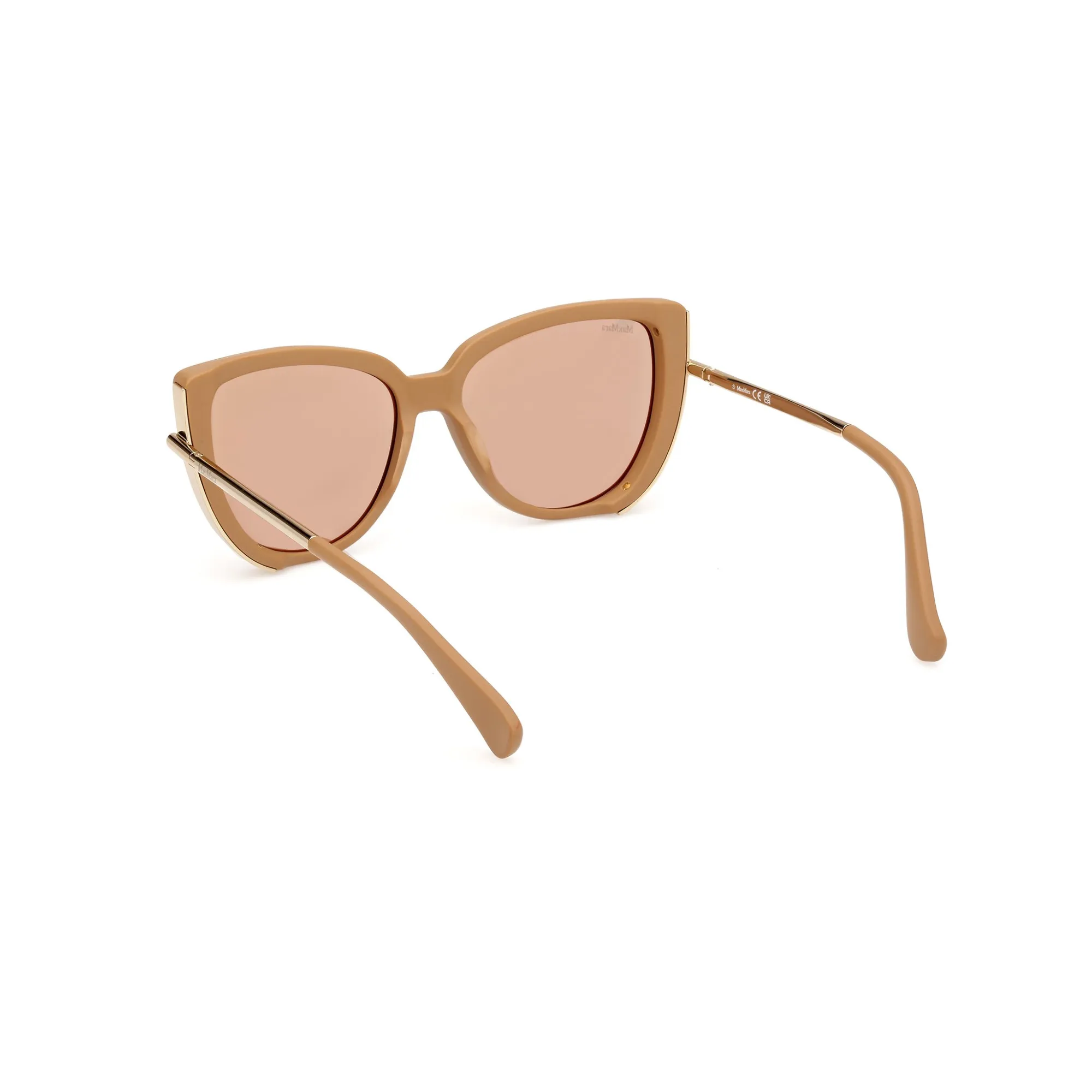   Max Mara MM 0095 - 46G Marrone Chiaro Opaco | Occhiale Da Sole Donna 