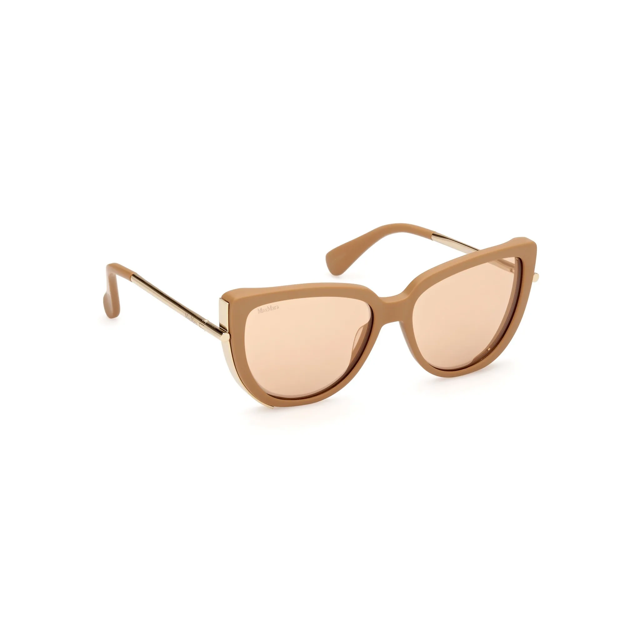   Max Mara MM 0095 - 46G Marrone Chiaro Opaco | Occhiale Da Sole Donna 