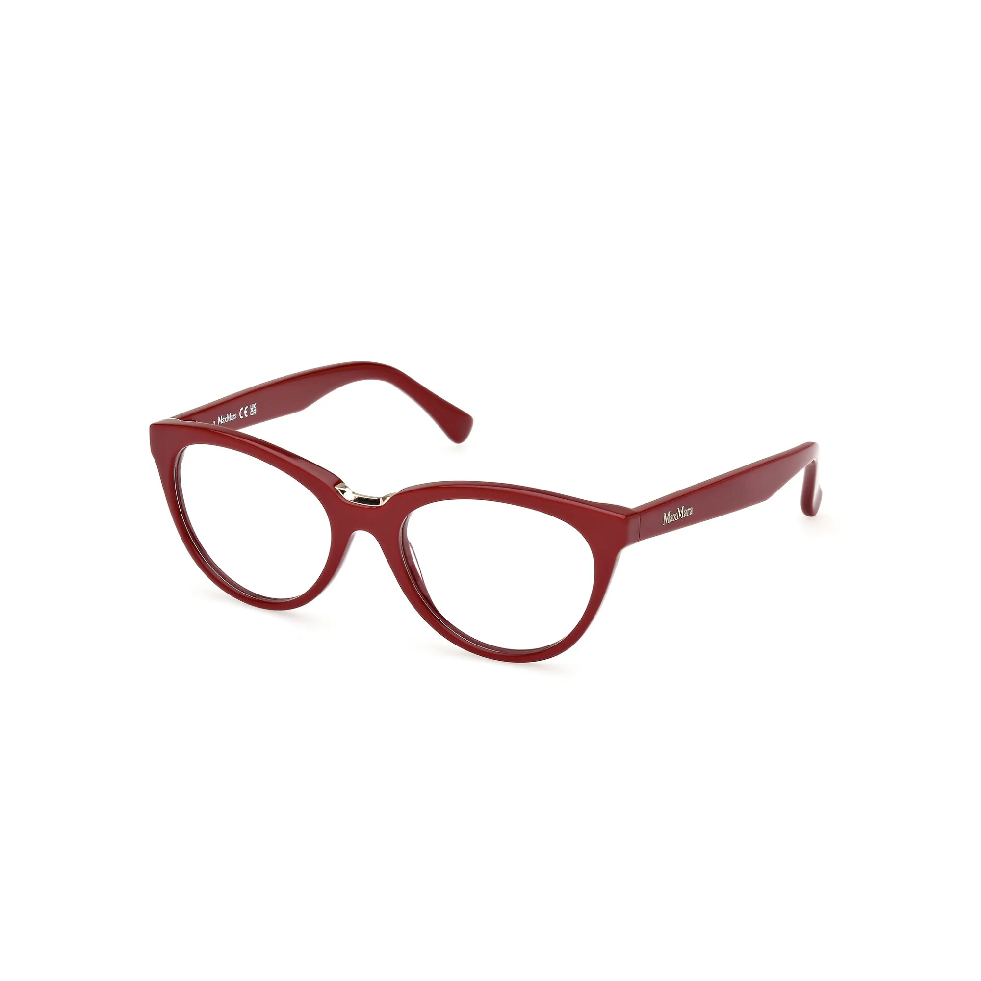   Max Mara MM 5132 - 066  Rosso Scuro Lucido | Occhiale Da Vista Donna 