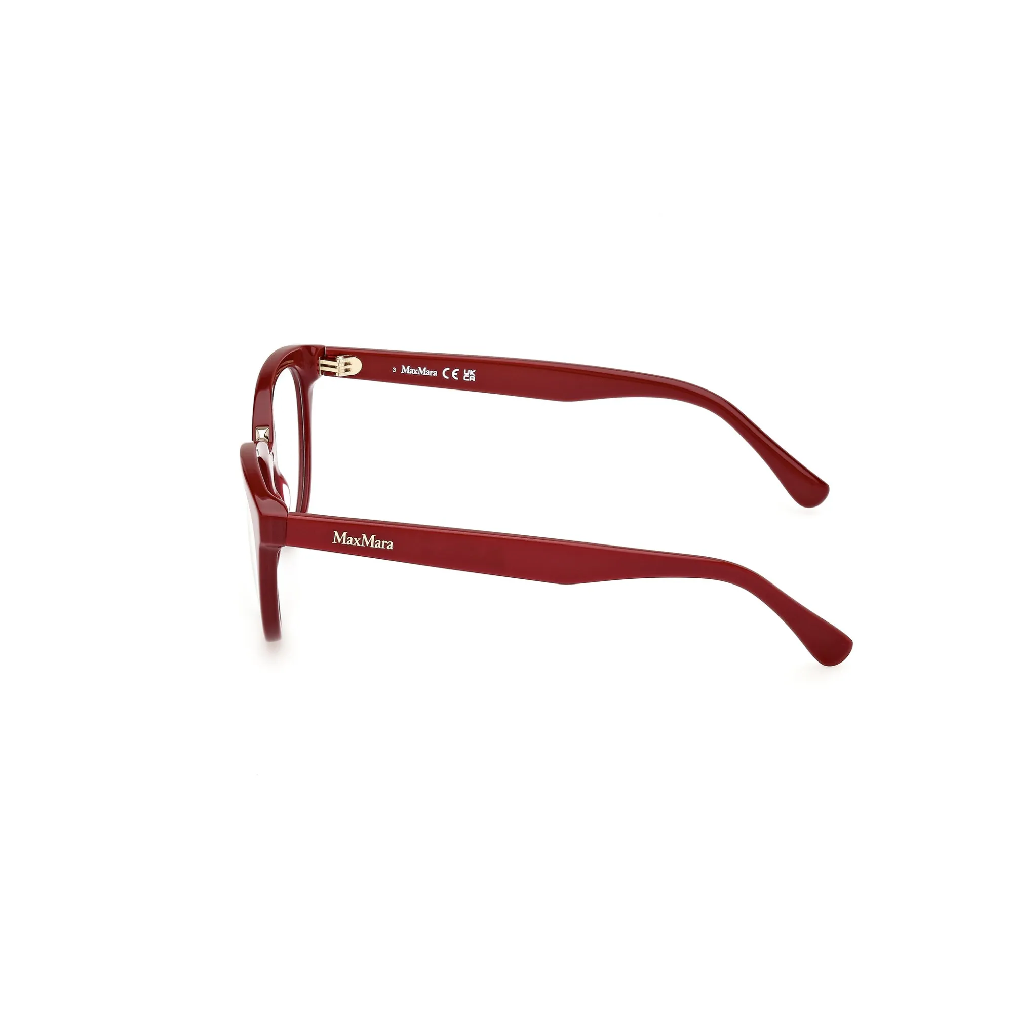   Max Mara MM 5132 - 066  Rosso Scuro Lucido | Occhiale Da Vista Donna 