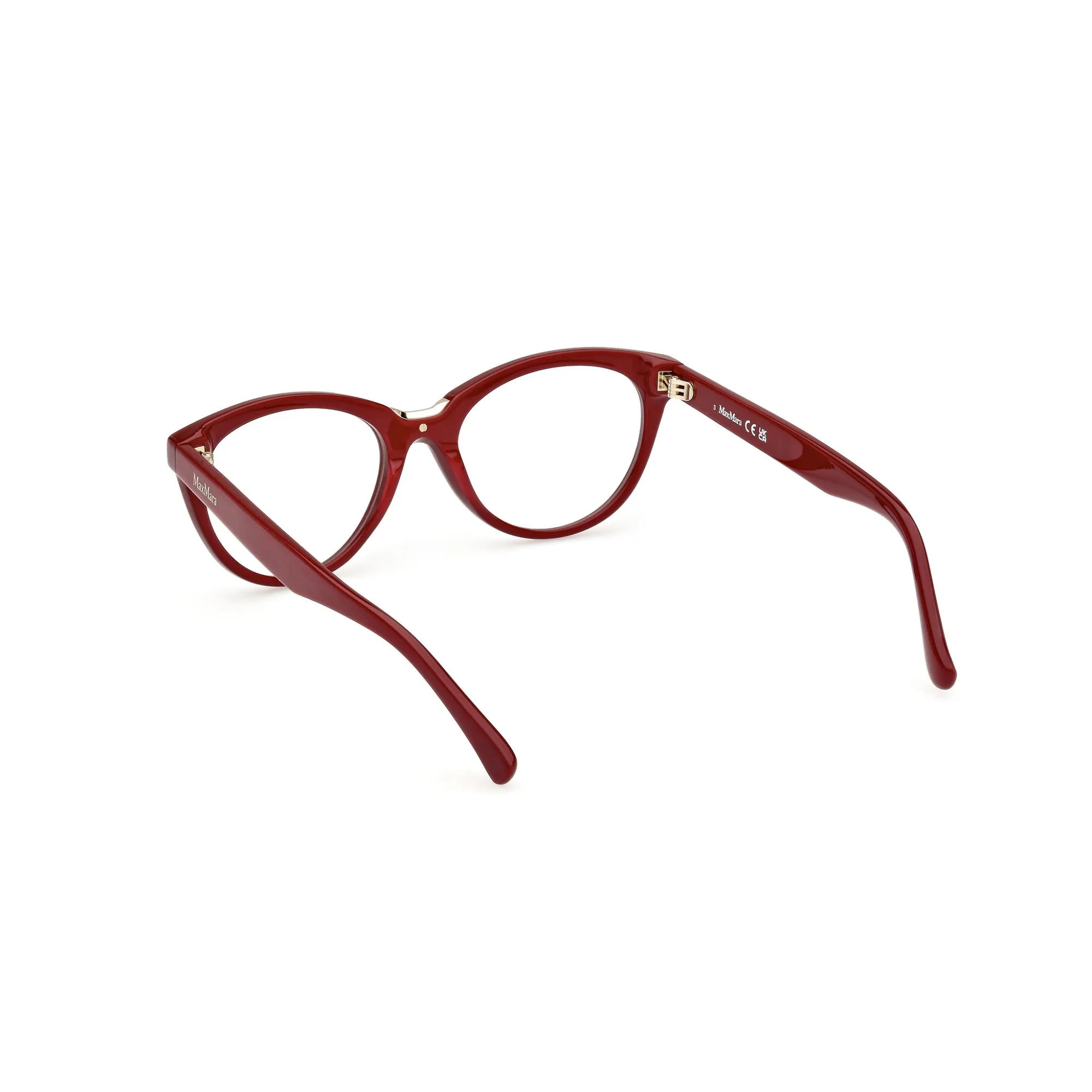   Max Mara MM 5132 - 066  Rosso Scuro Lucido | Occhiale Da Vista Donna 