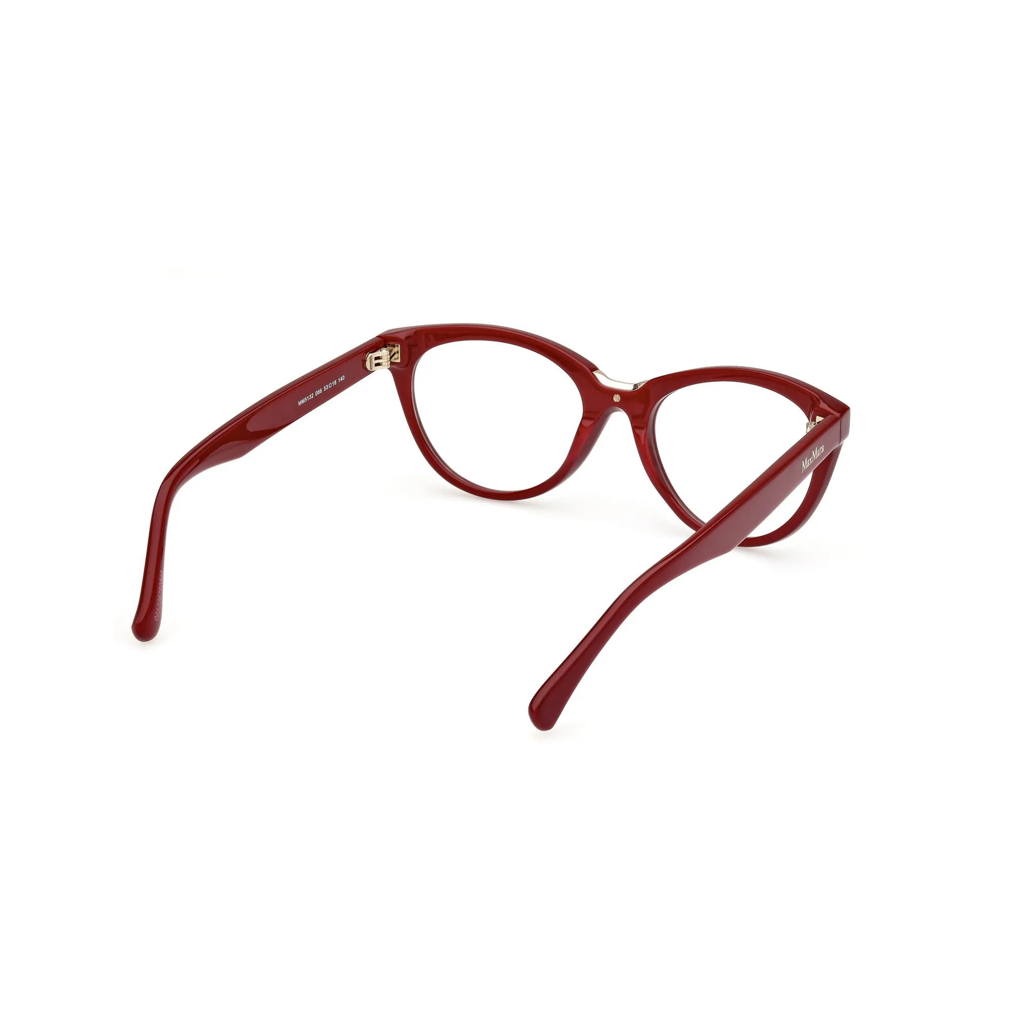   Max Mara MM 5132 - 066  Rosso Scuro Lucido | Occhiale Da Vista Donna 