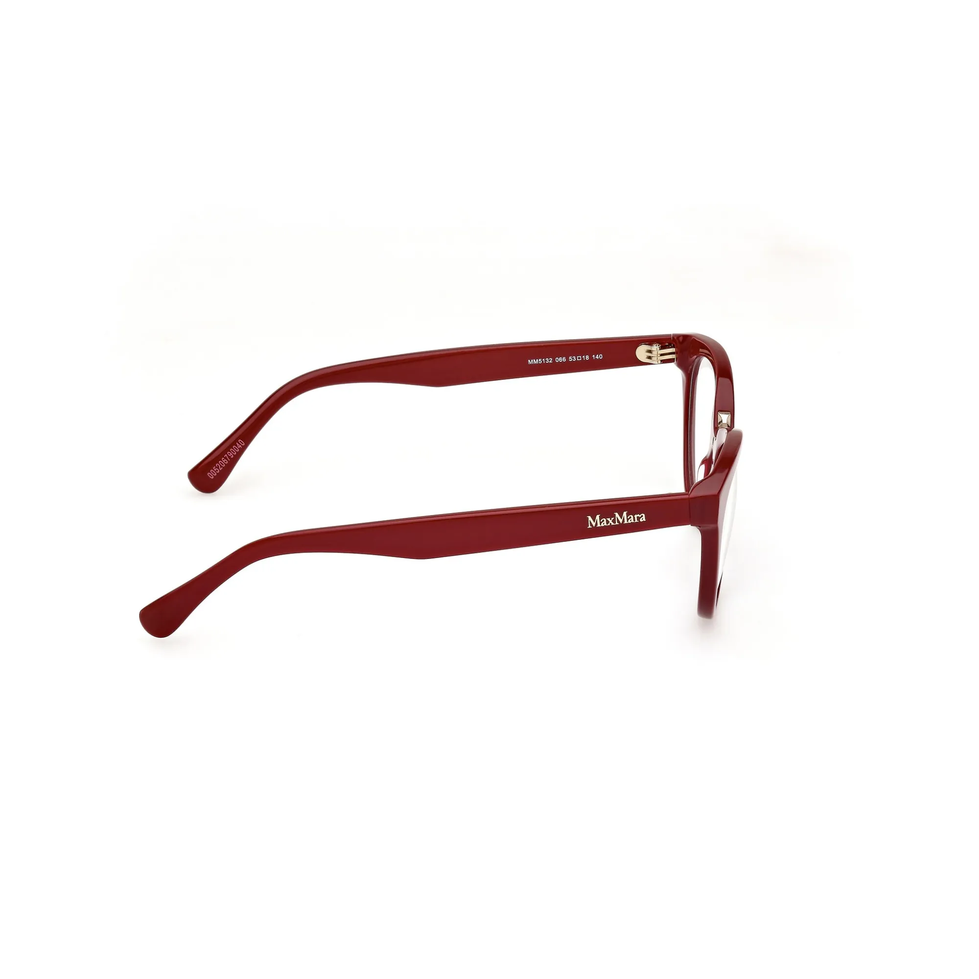   Max Mara MM 5132 - 066  Rosso Scuro Lucido | Occhiale Da Vista Donna 