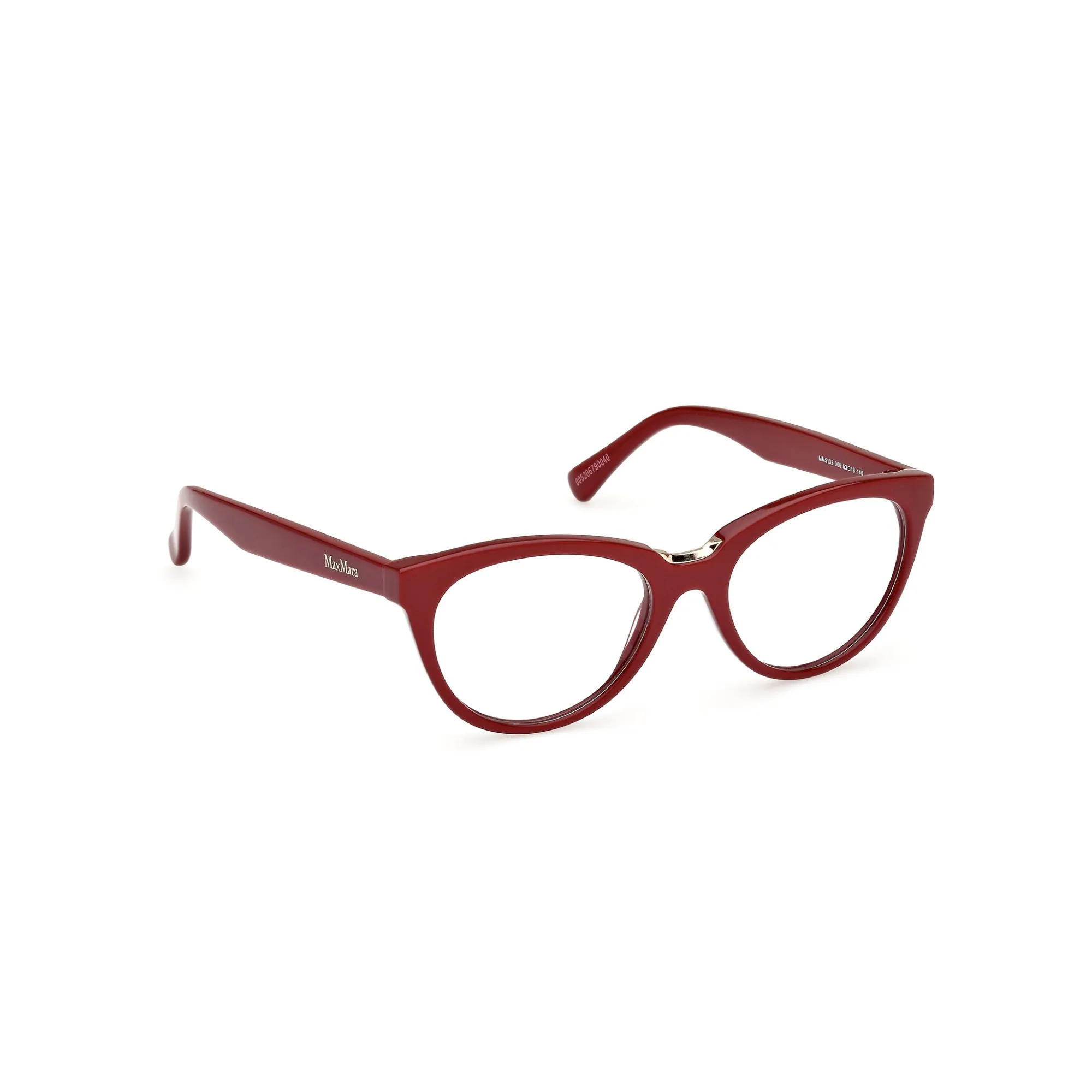   Max Mara MM 5132 - 066  Rosso Scuro Lucido | Occhiale Da Vista Donna 