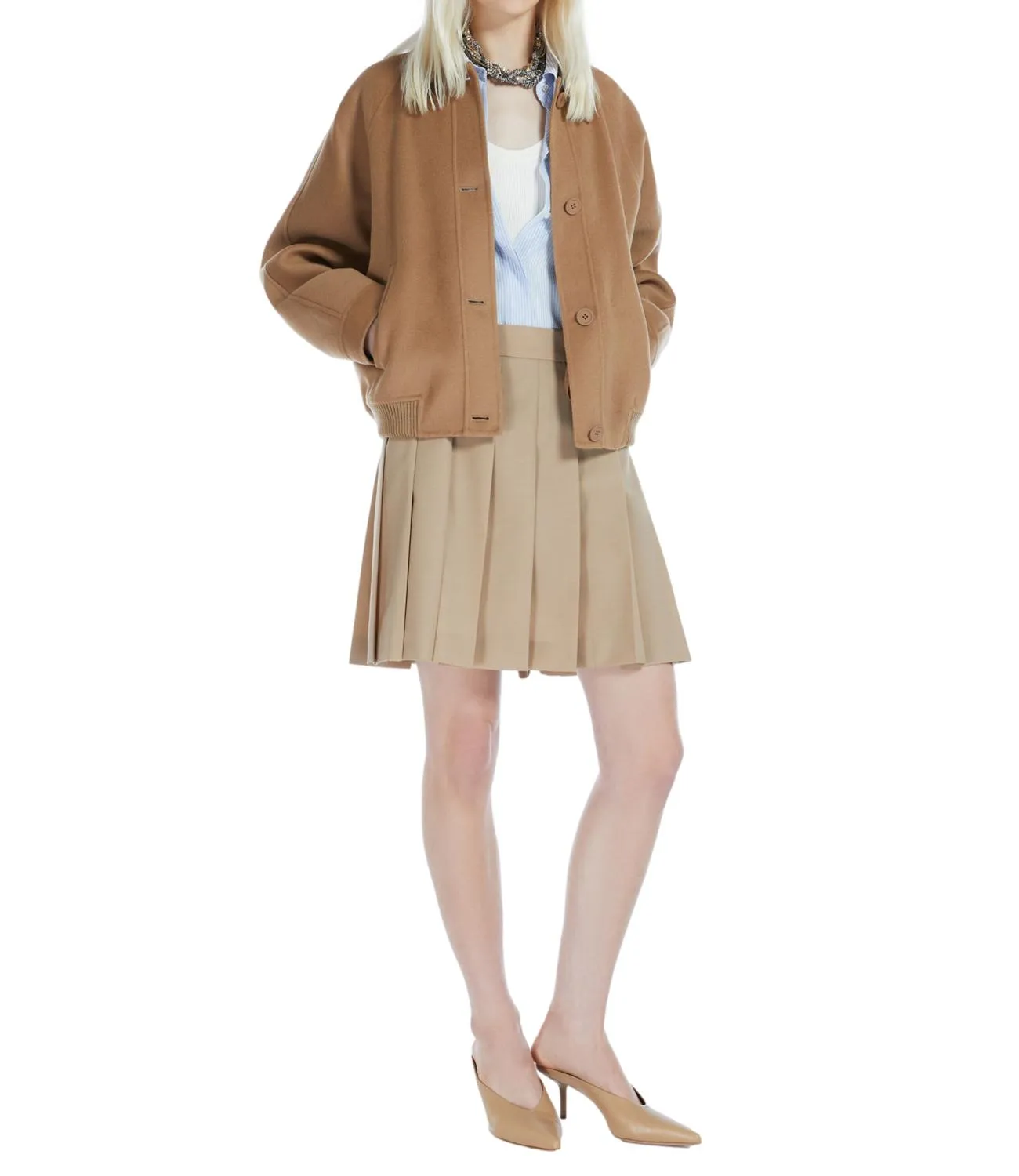 Max Mara Studio Max Mara Studio camicia Pagine azzurro donna