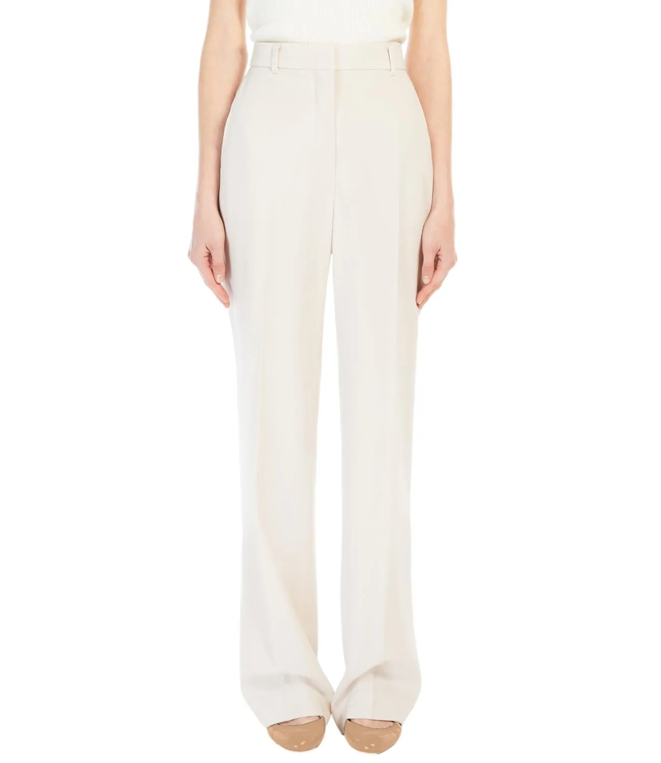 Max Mara Studio Max Mara Studio pantalone Quasar neutro donna