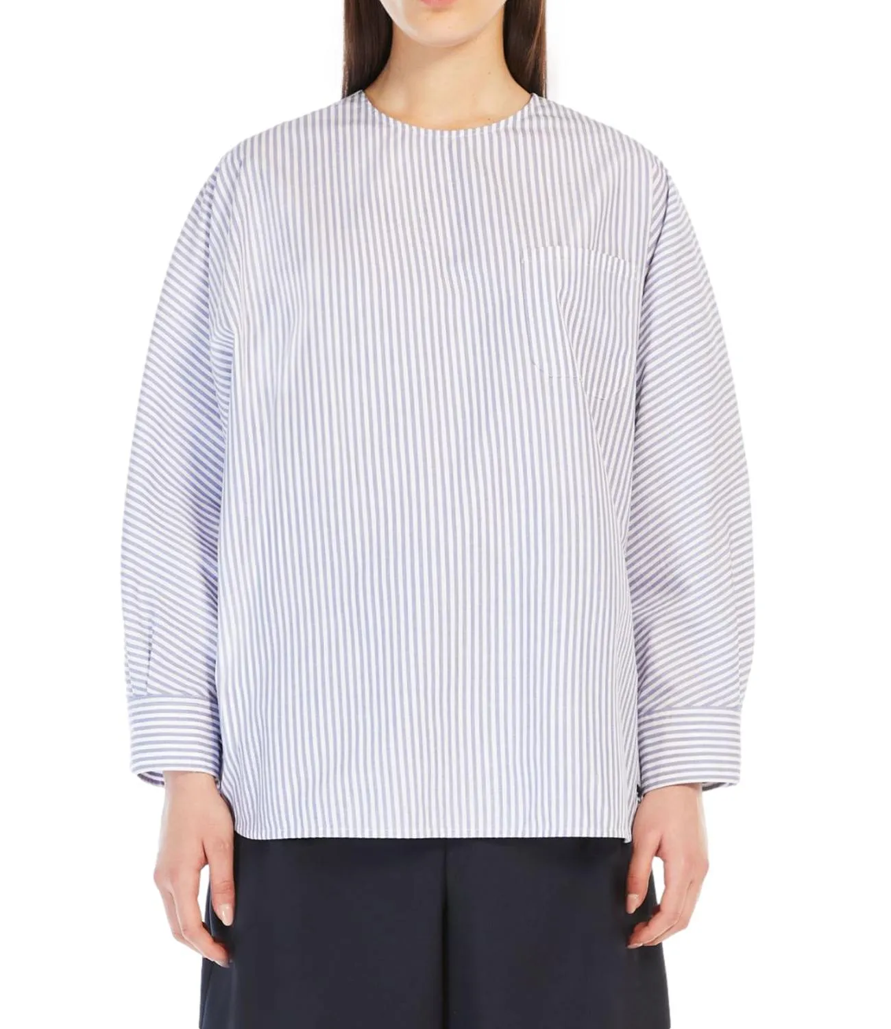 Max Mara Weekend Max Mara Weekend camicia Emanuel riga navy donna