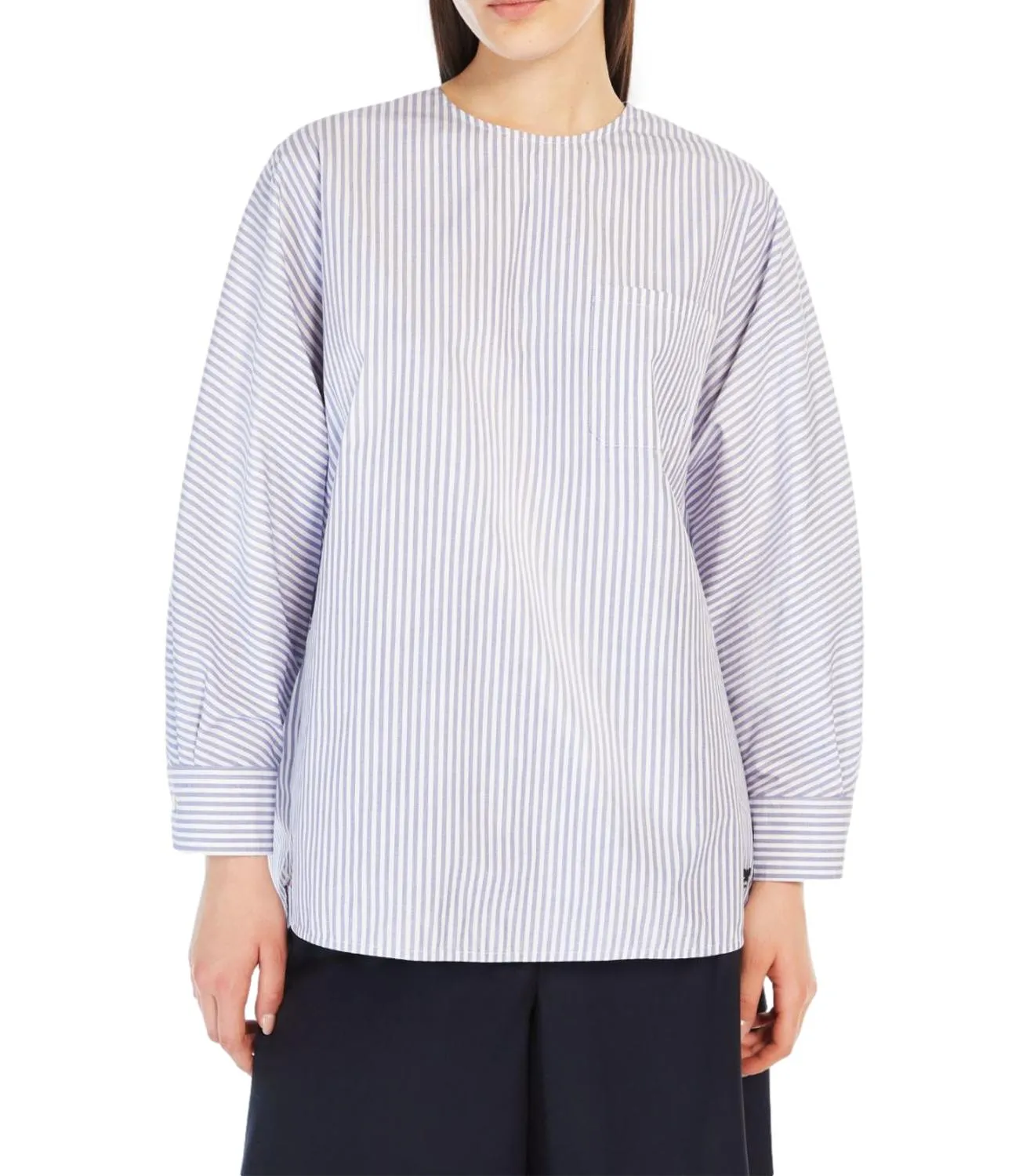 Max Mara Weekend Max Mara Weekend camicia Emanuel riga navy donna