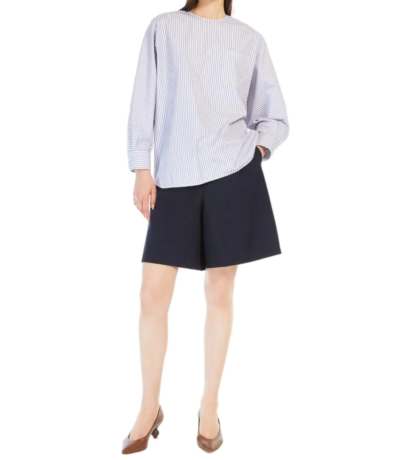 Max Mara Weekend Max Mara Weekend camicia Emanuel riga navy donna