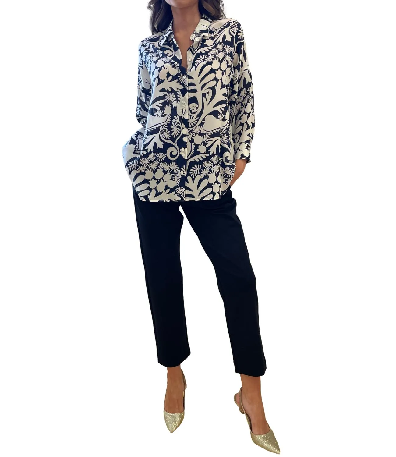 Max Mara Weekend Max Mara Weekend Camicia Peana Navy Donna