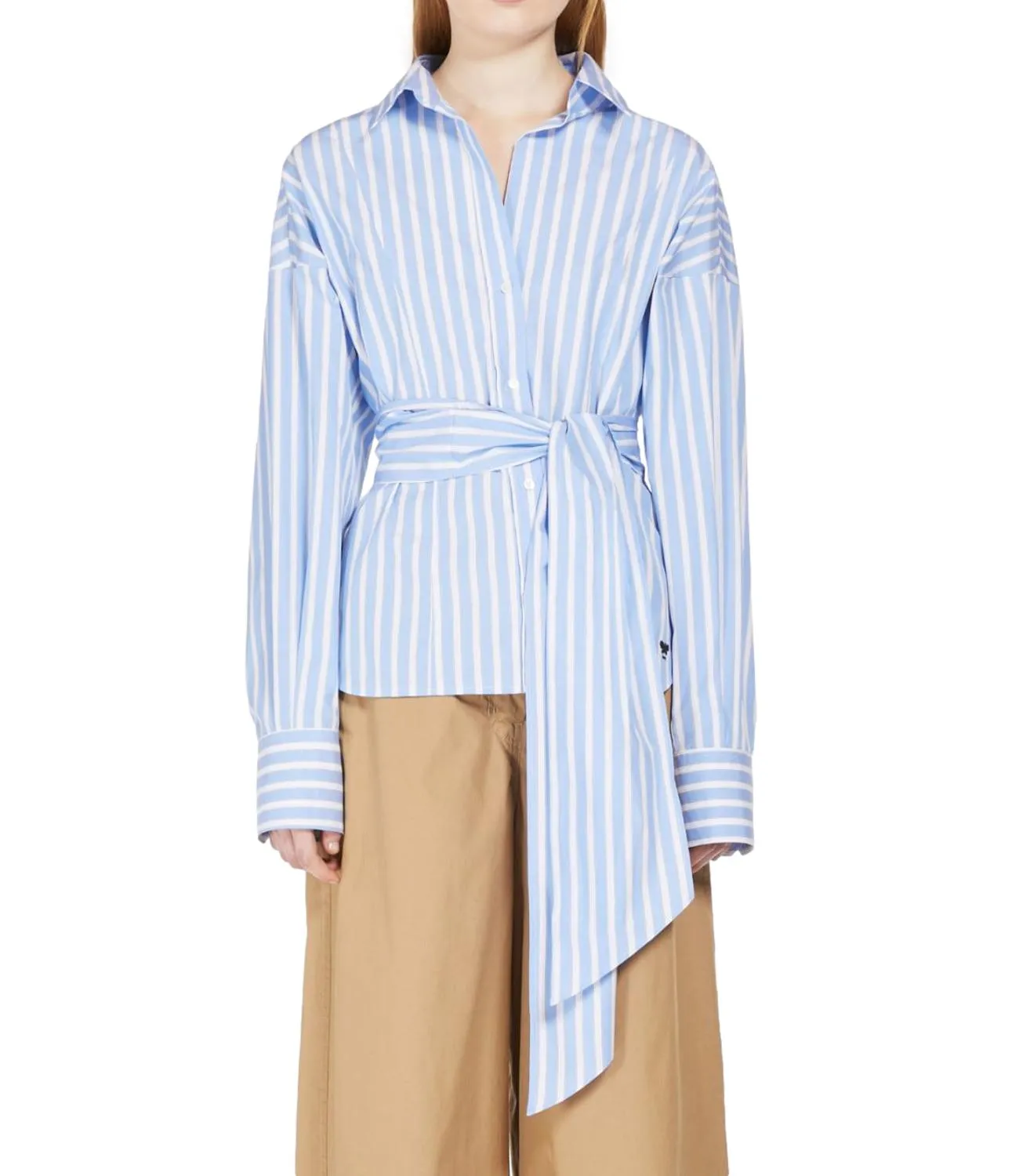 Max Mara Weekend Max Mara Weekend camicia Torino riga azzurro donna