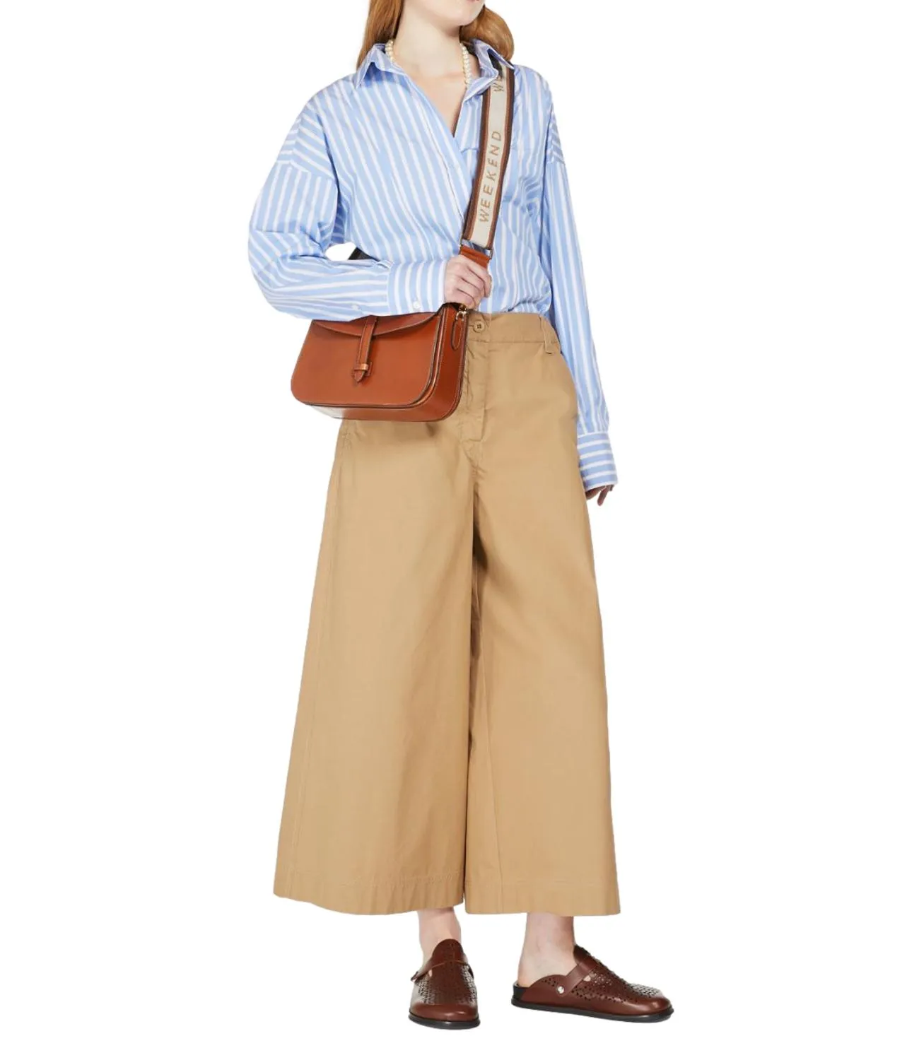 Max Mara Weekend Max Mara Weekend camicia Torino riga azzurro donna