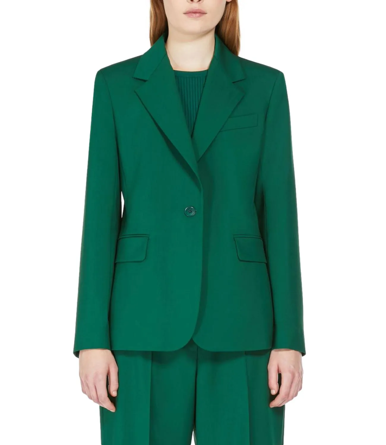 Max Mara Weekend Max Mara Weekend giacca Lamine verde donna