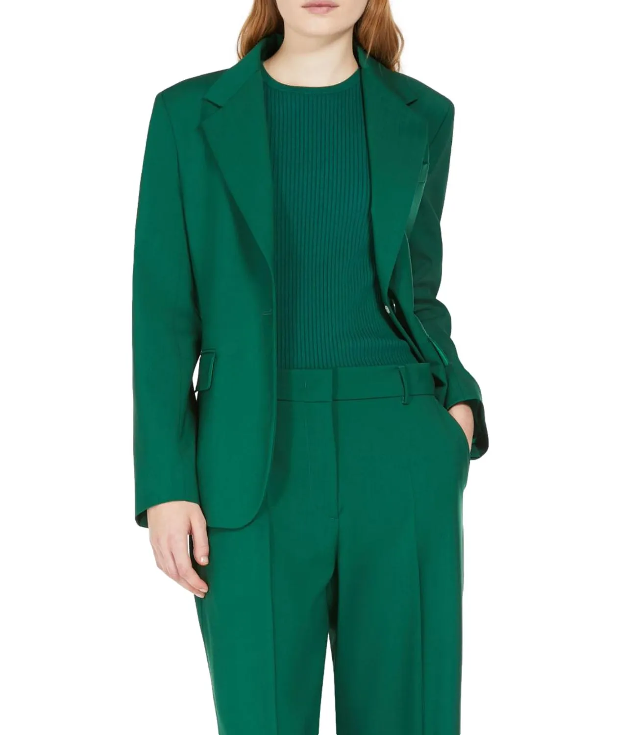 Max Mara Weekend Max Mara Weekend giacca Lamine verde donna