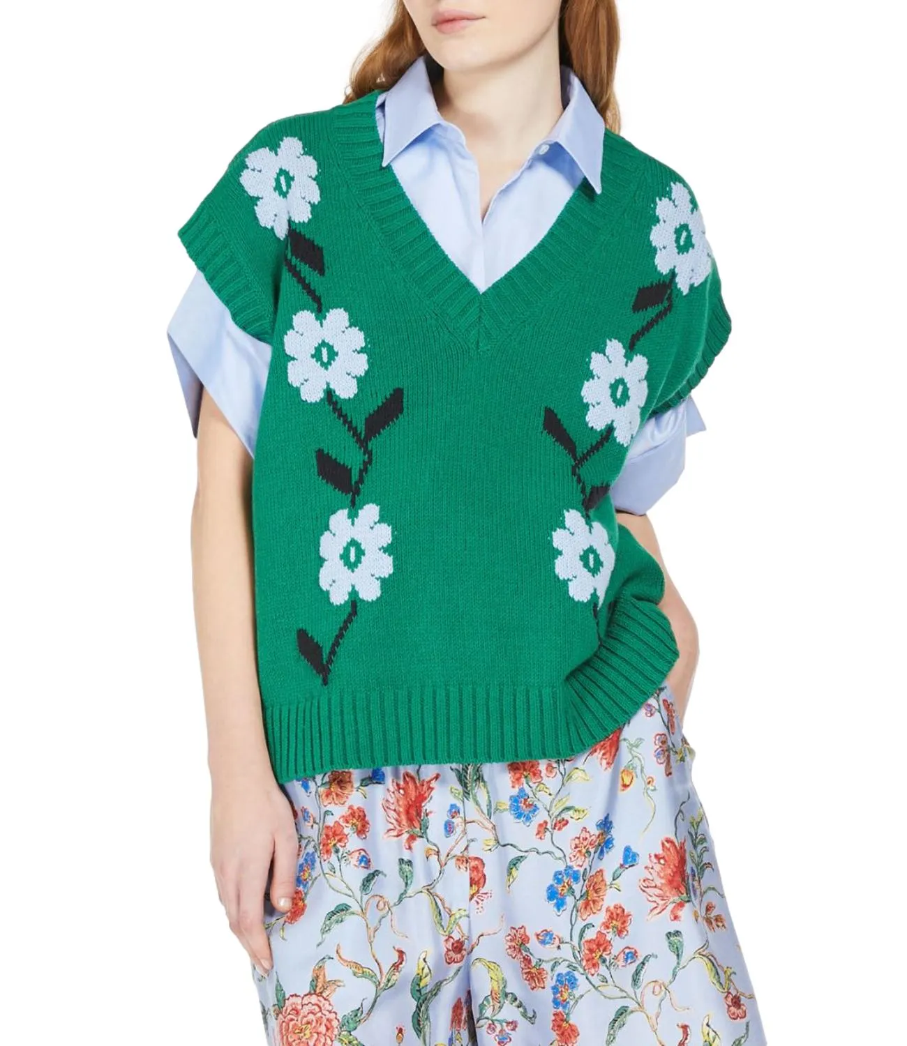 Max Mara Weekend Max Mara Weekend gilet Austria verde vdonna