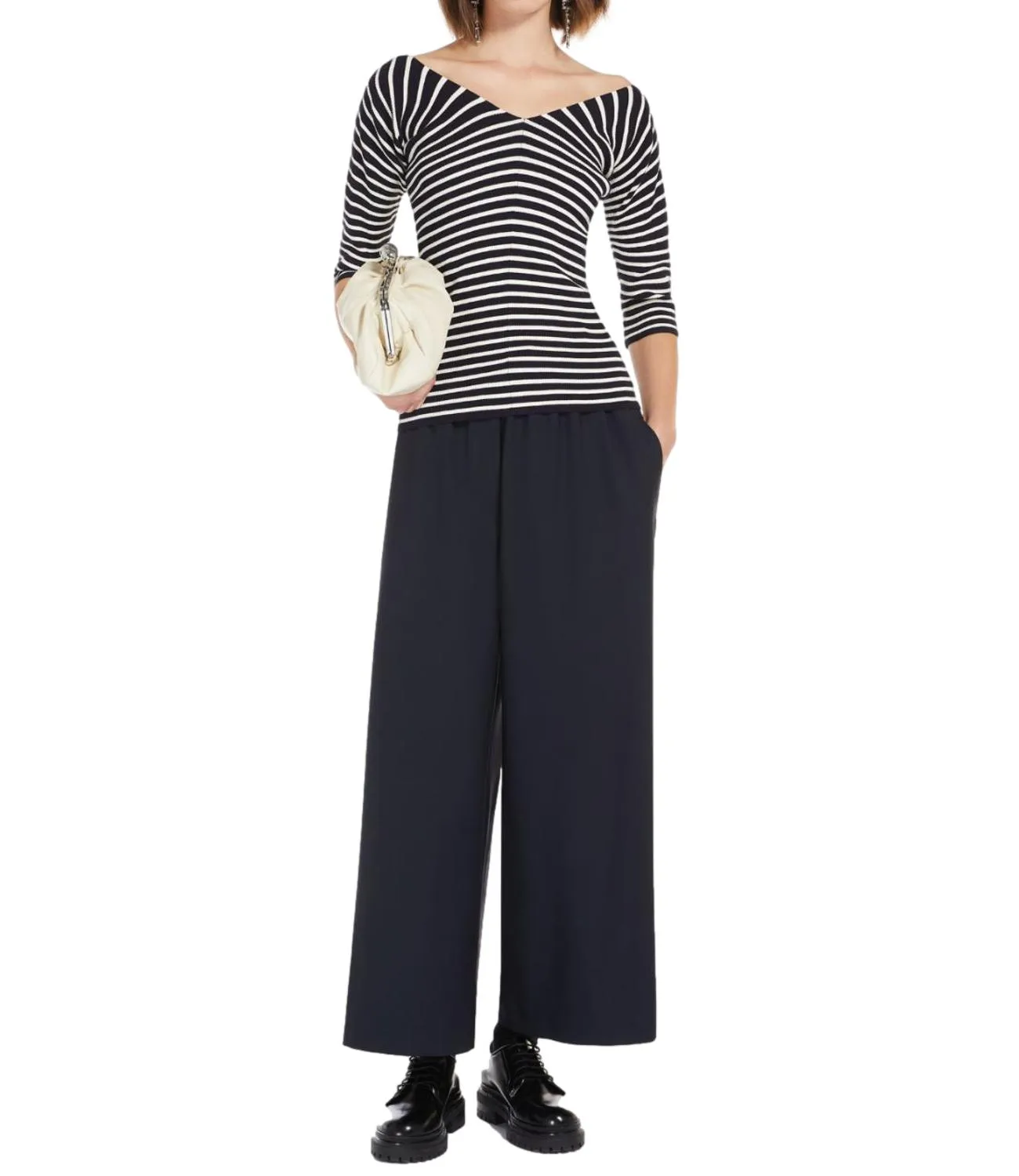Max Mara Weekend Max Mara Weekend pantalone Elmo navy donna