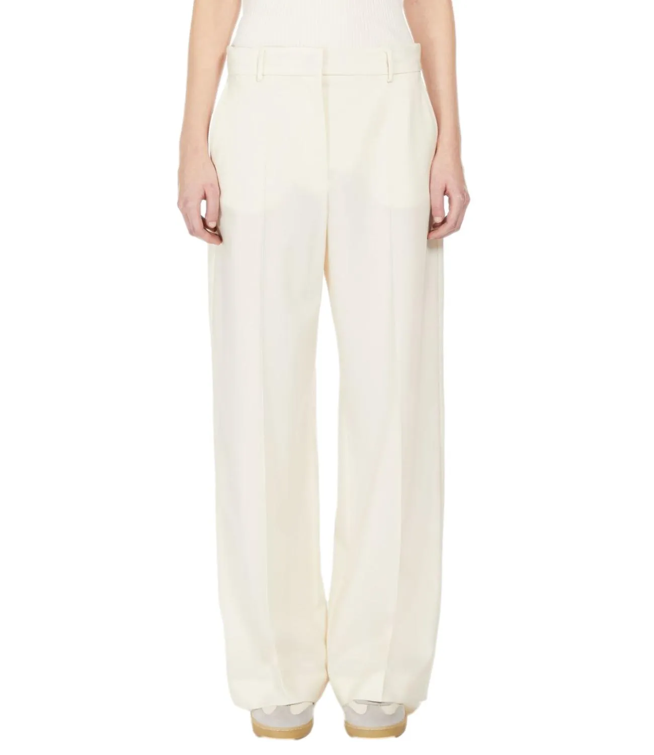 Max Mara Weekend Max Mara Weekend pantalone Verdun ecrù donna