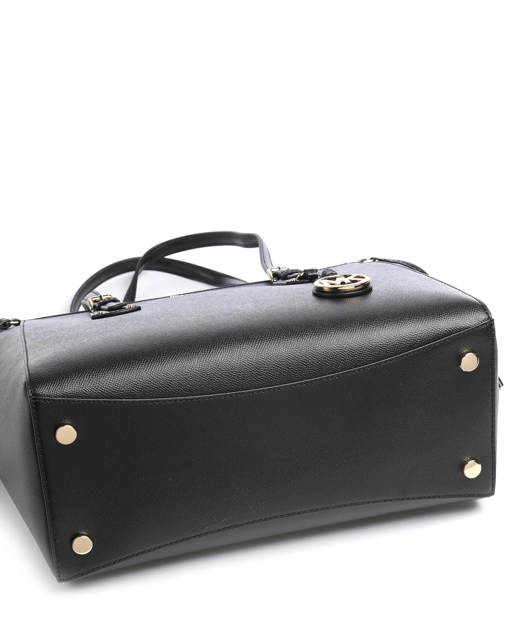  Michael Kors Voyager Borsa shopper 13″ pelle di vacchetta grana nero  