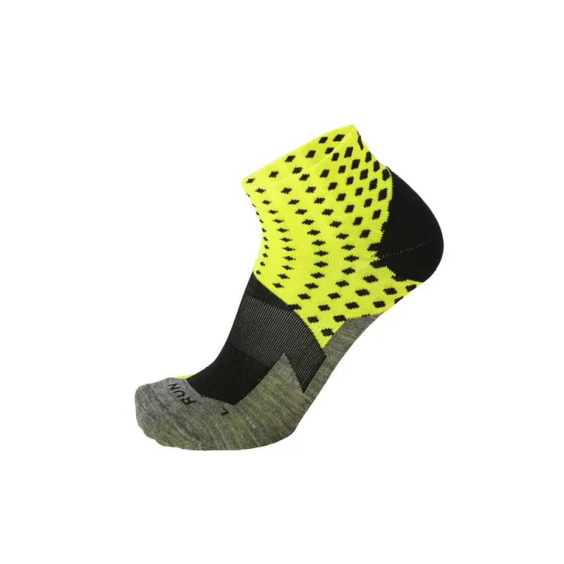 Mico Sport Calze Running Argento Xt2 Light Giallo Fluo Uomo