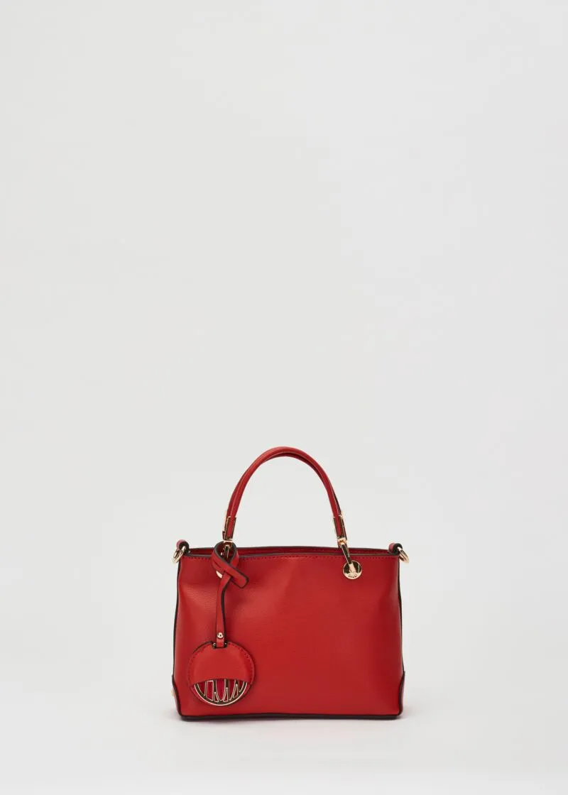 Mini bag con dettagli in metallo