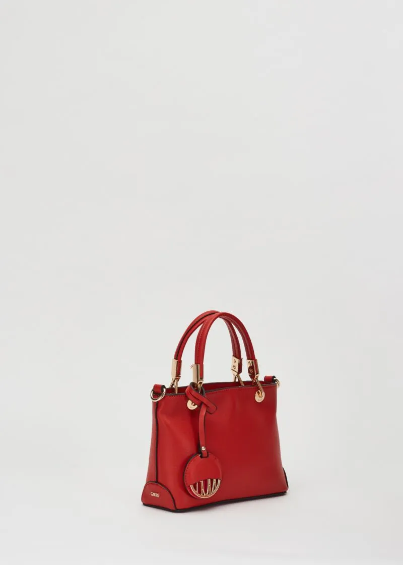 Mini bag con dettagli in metallo