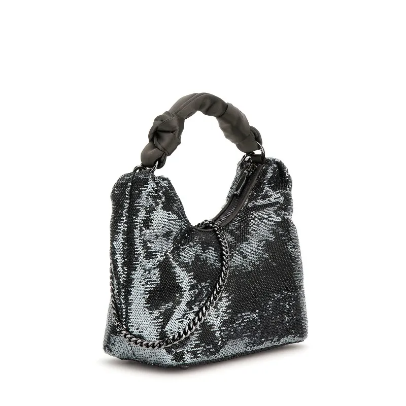 Mini Borsa Velina Piombo