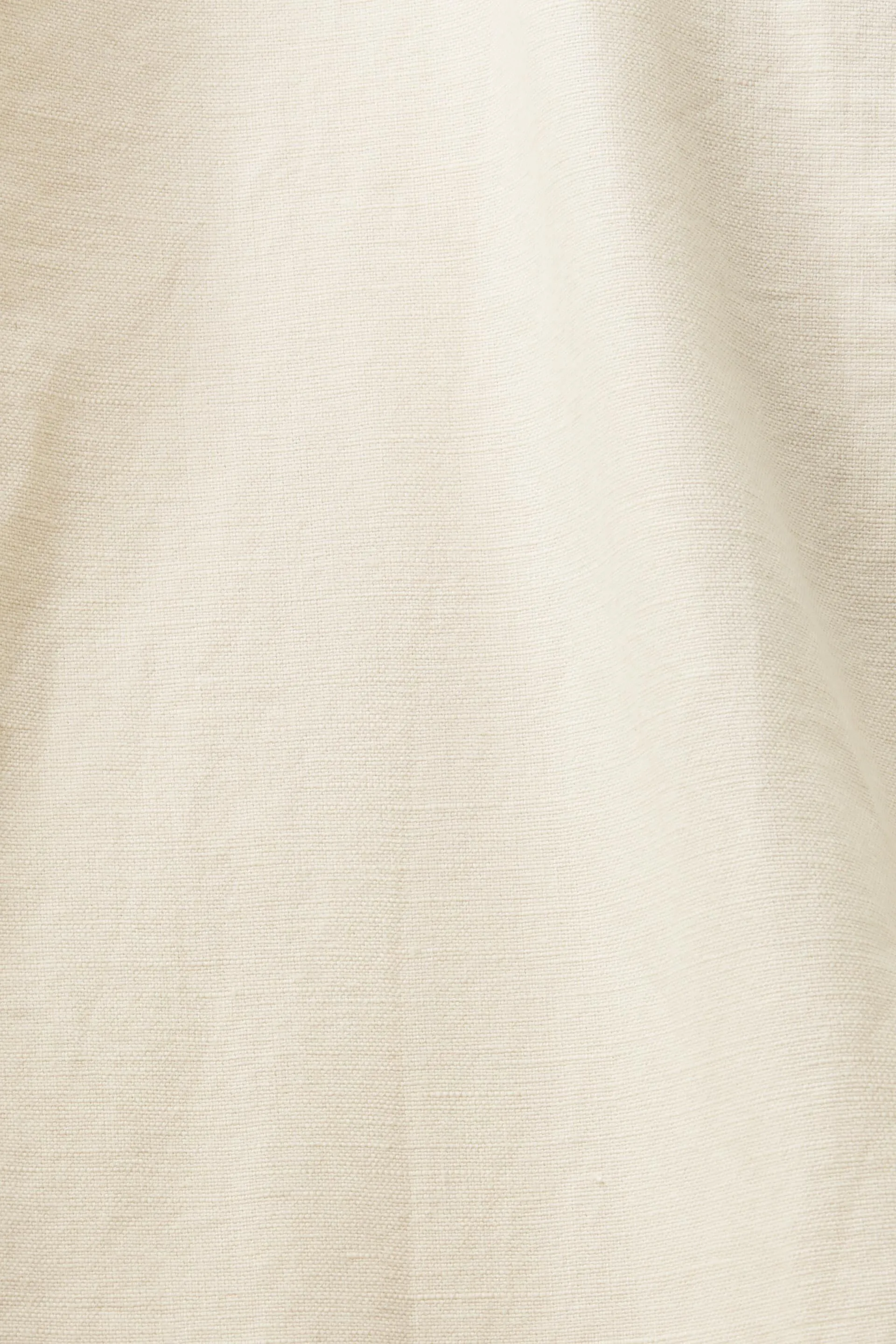 Pantaloni culotte cropped in lino e cotone