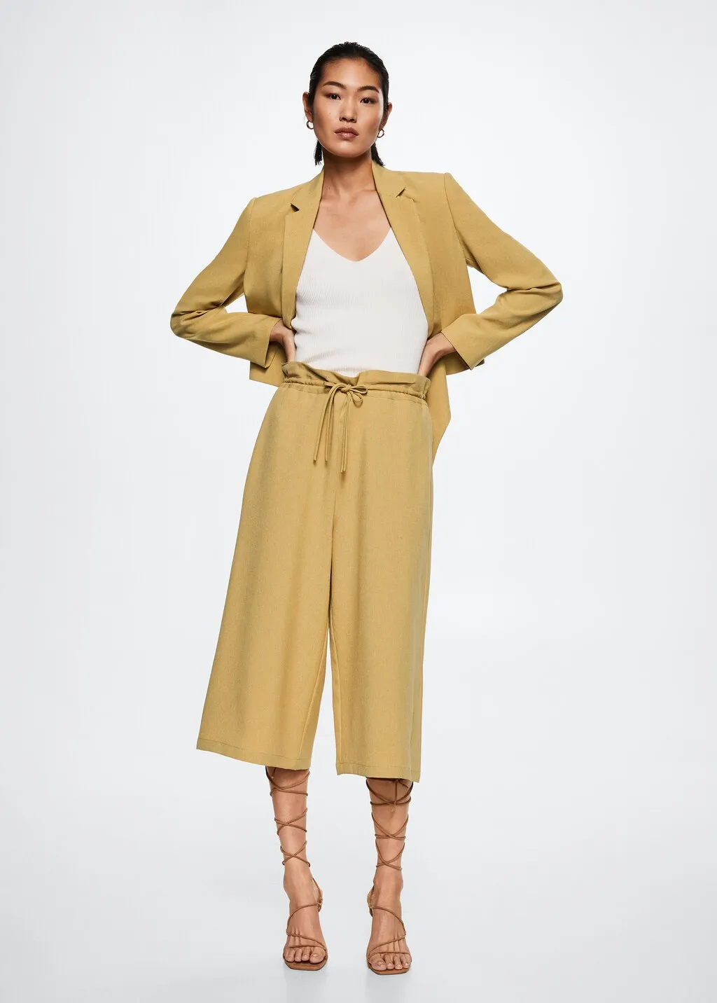 Pantaloni culotte fluidi