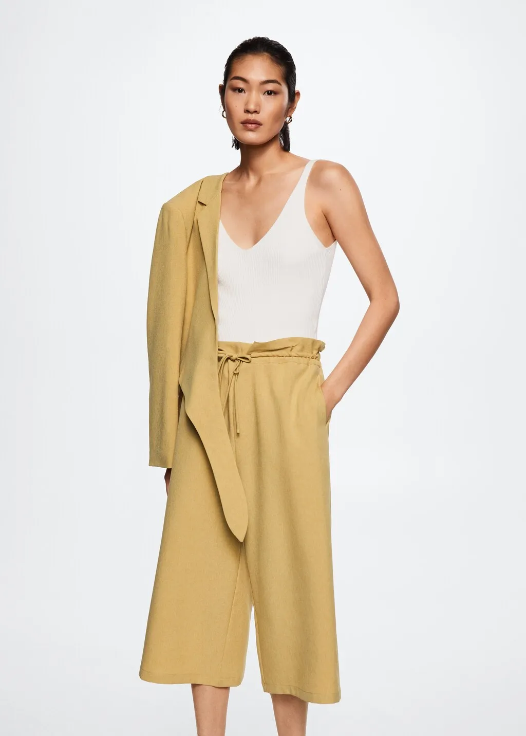 Pantaloni culotte fluidi