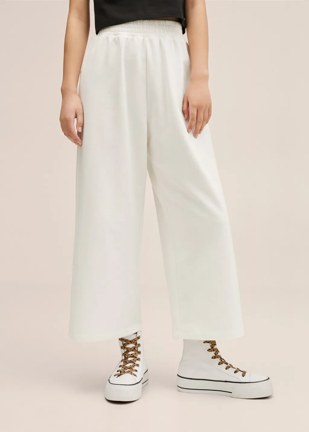 Pantaloni culotte maglia