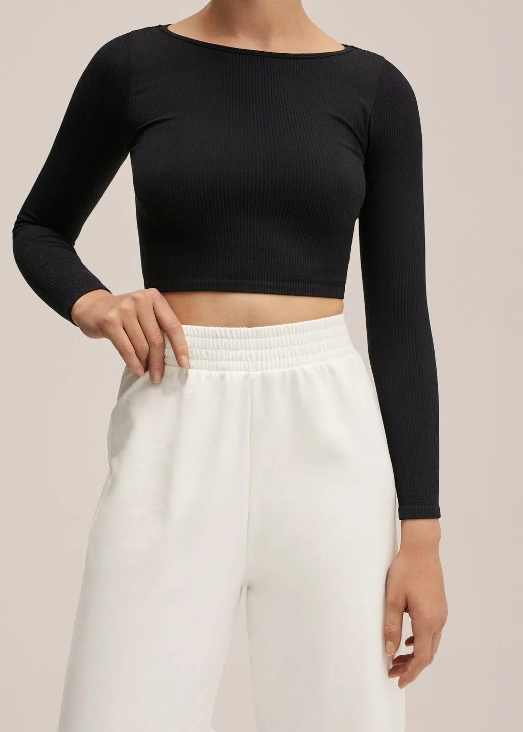 Pantaloni culotte maglia