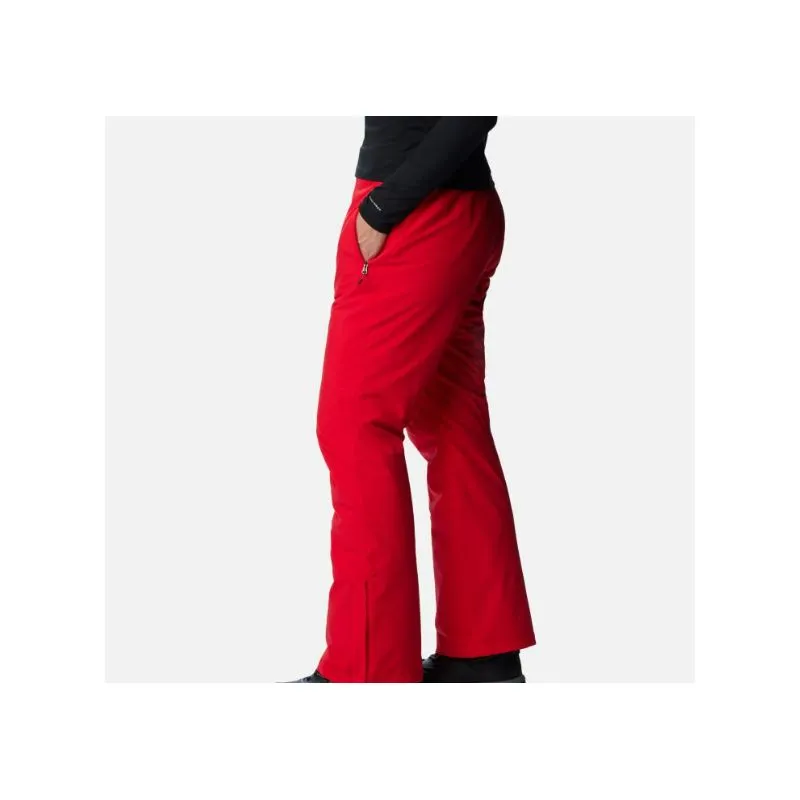 Pantaloni da sci impermeabili da donna Columbia Shafer Canyon (Red Lily)