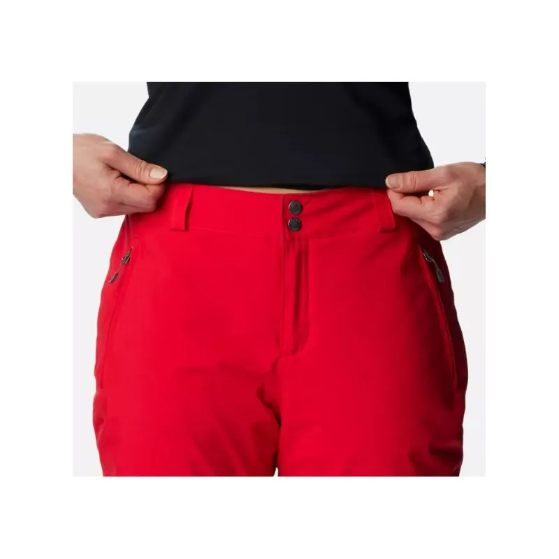 Pantaloni da sci impermeabili da donna Columbia Shafer Canyon (Red Lily)