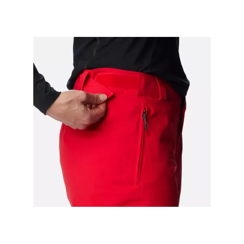 Pantaloni da sci impermeabili da donna Columbia Shafer Canyon (Red Lily)