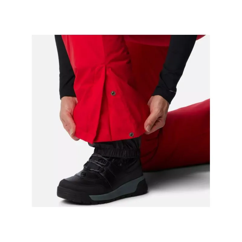 Pantaloni da sci impermeabili da donna Columbia Shafer Canyon (Red Lily)