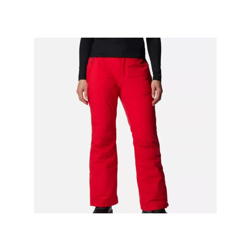Pantaloni da sci impermeabili da donna Columbia Shafer Canyon (Red Lily)