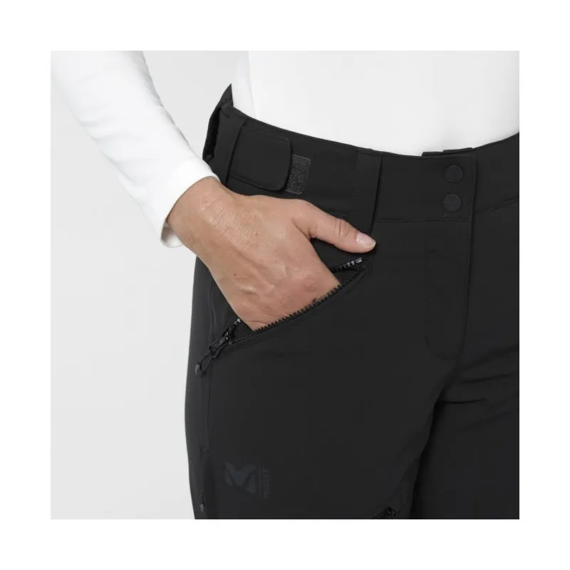 Pantaloni impermeabili Millet Monashee da donna (NERO)