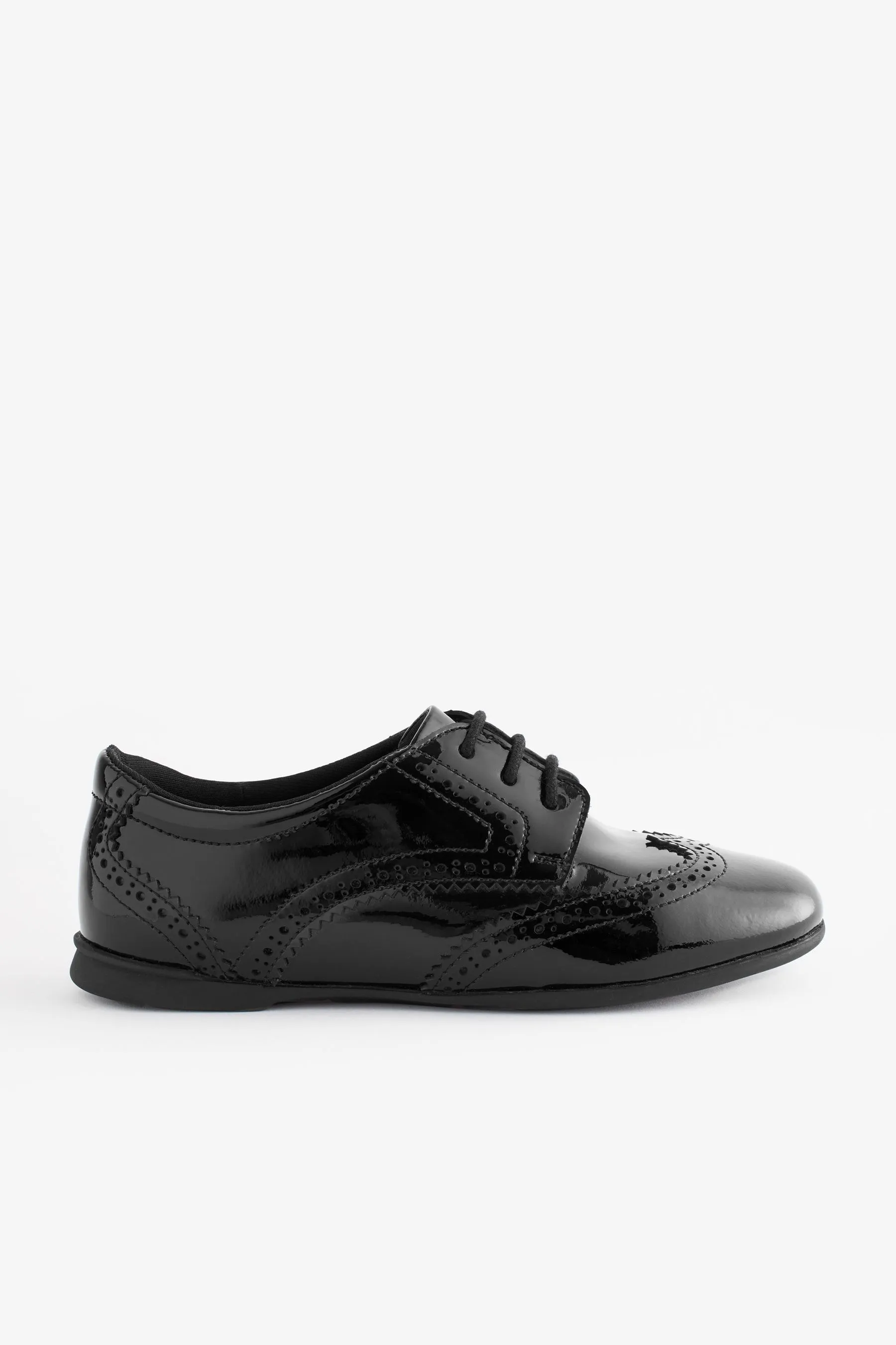 Pizzo in pelle brogue Scarpe per la scuola    
